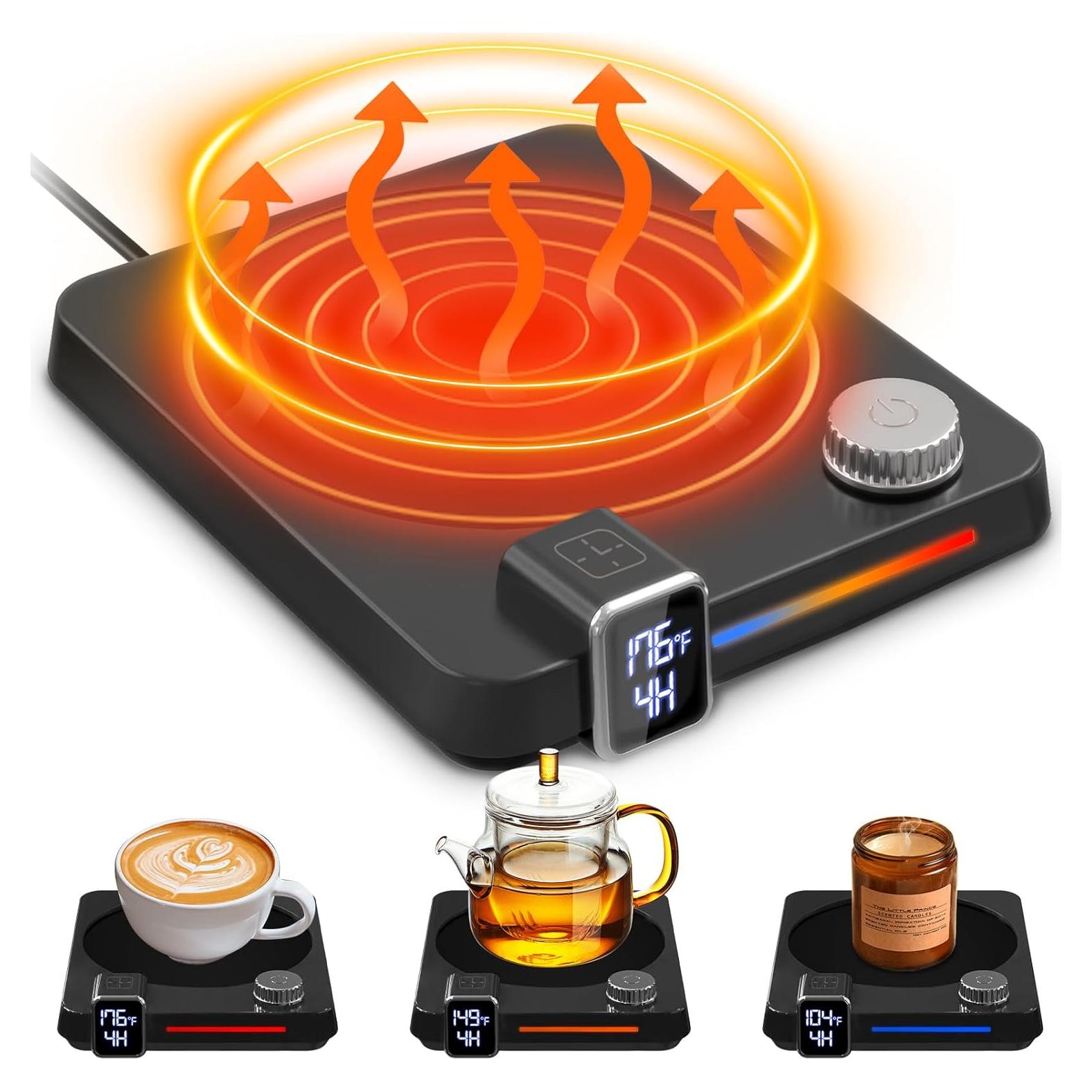 Calentador de Tazas Yoobao H13, 9 Temperaturas, 40W, Negro