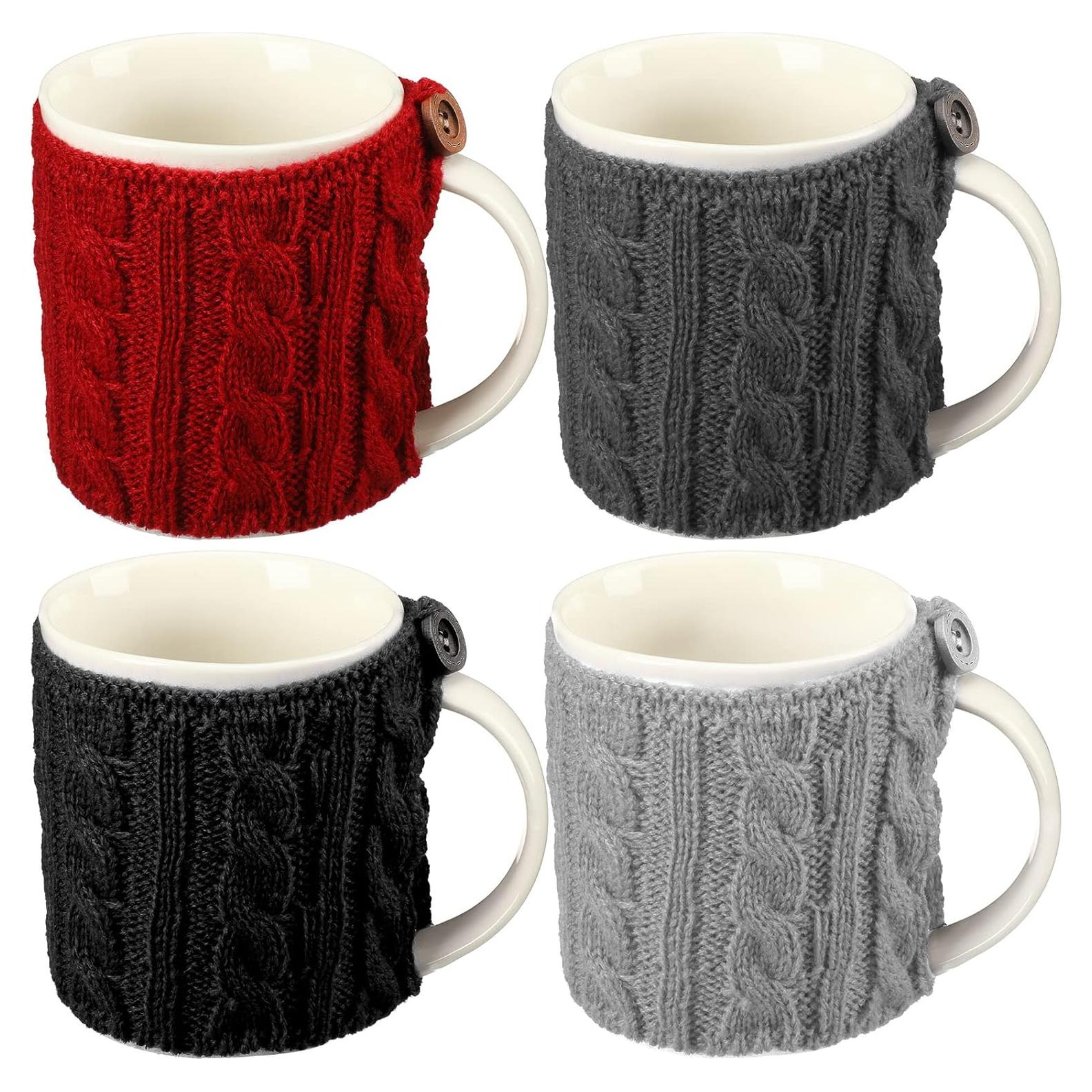 Mangas Aislantes Reutilizables Skyley 4 Pcs para Tazas de Café