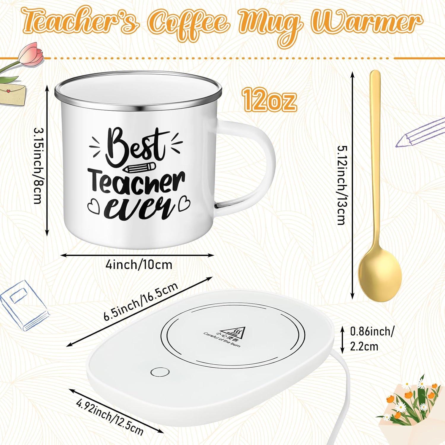 Juego de Regalo para Maestros Taza Cerámica 340ml Calentador