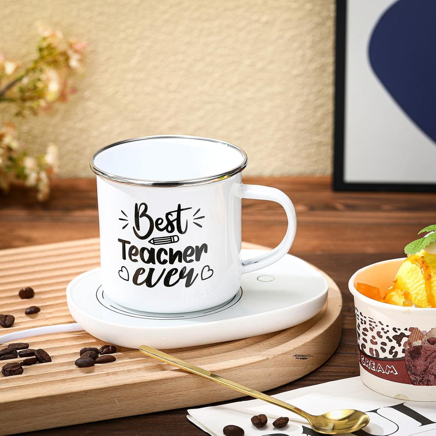 Juego de Regalo para Maestros Taza Cerámica 340ml Calentador