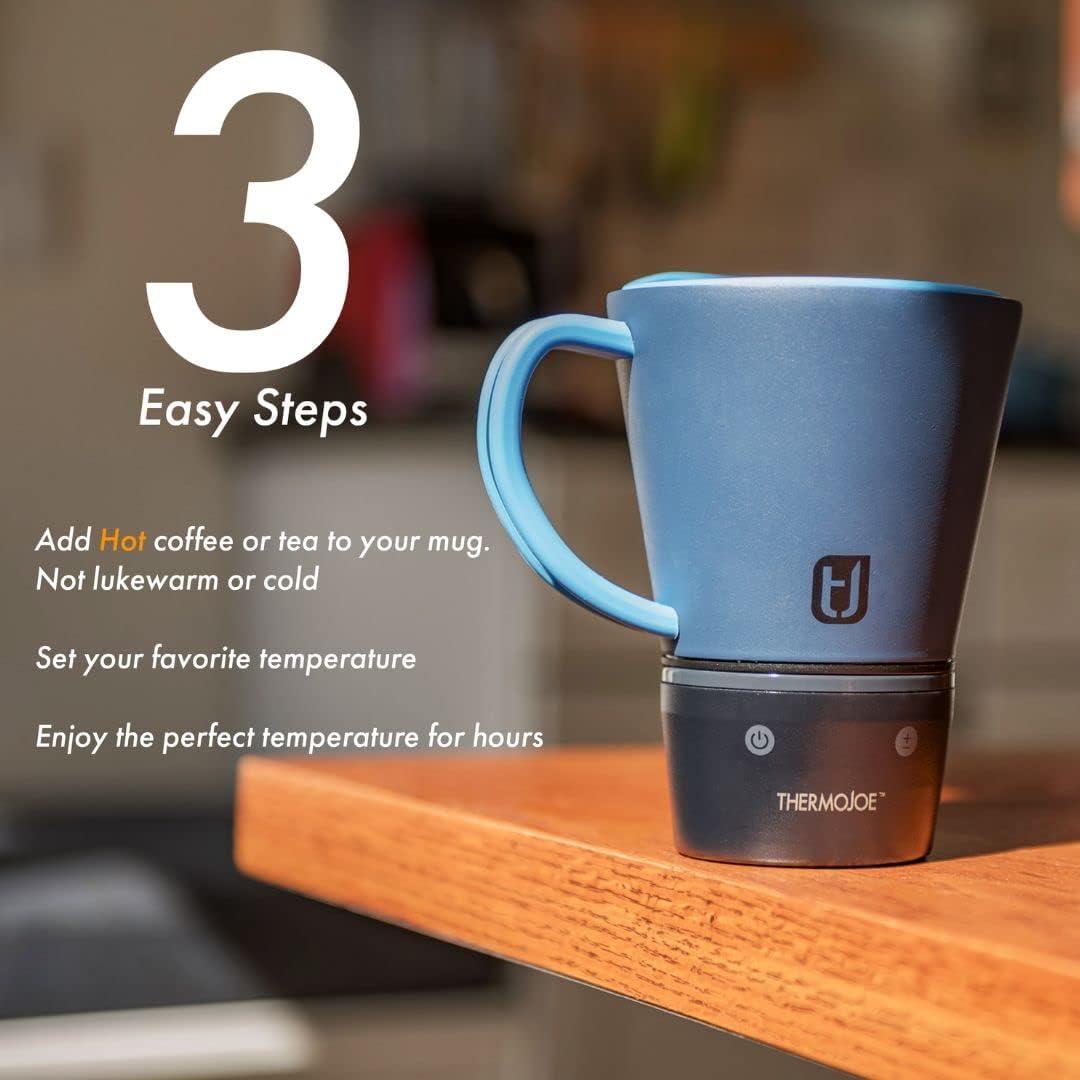 Taza Térmica Inteligente Thermojoe 414 ml Control Temperatura