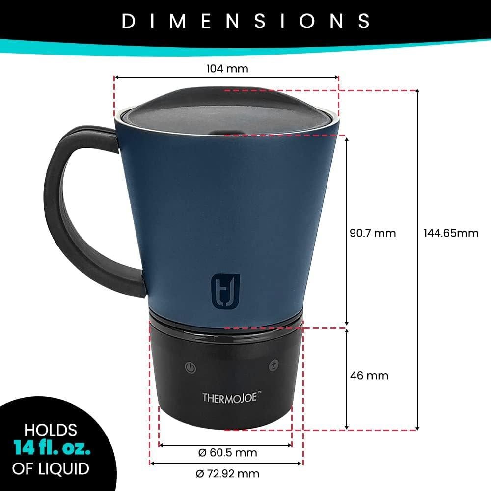 Taza Térmica Inteligente Thermojoe 414 ml Control Temperatura