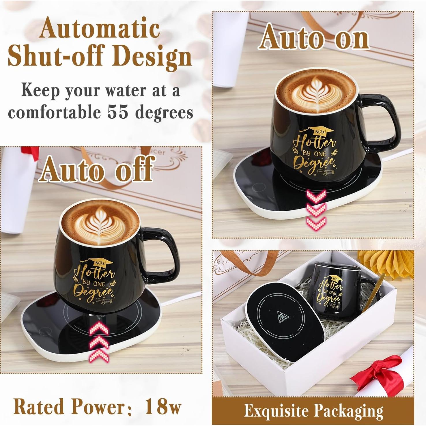 Set Taza de Cerámica de Graduación Baderke con Calentador