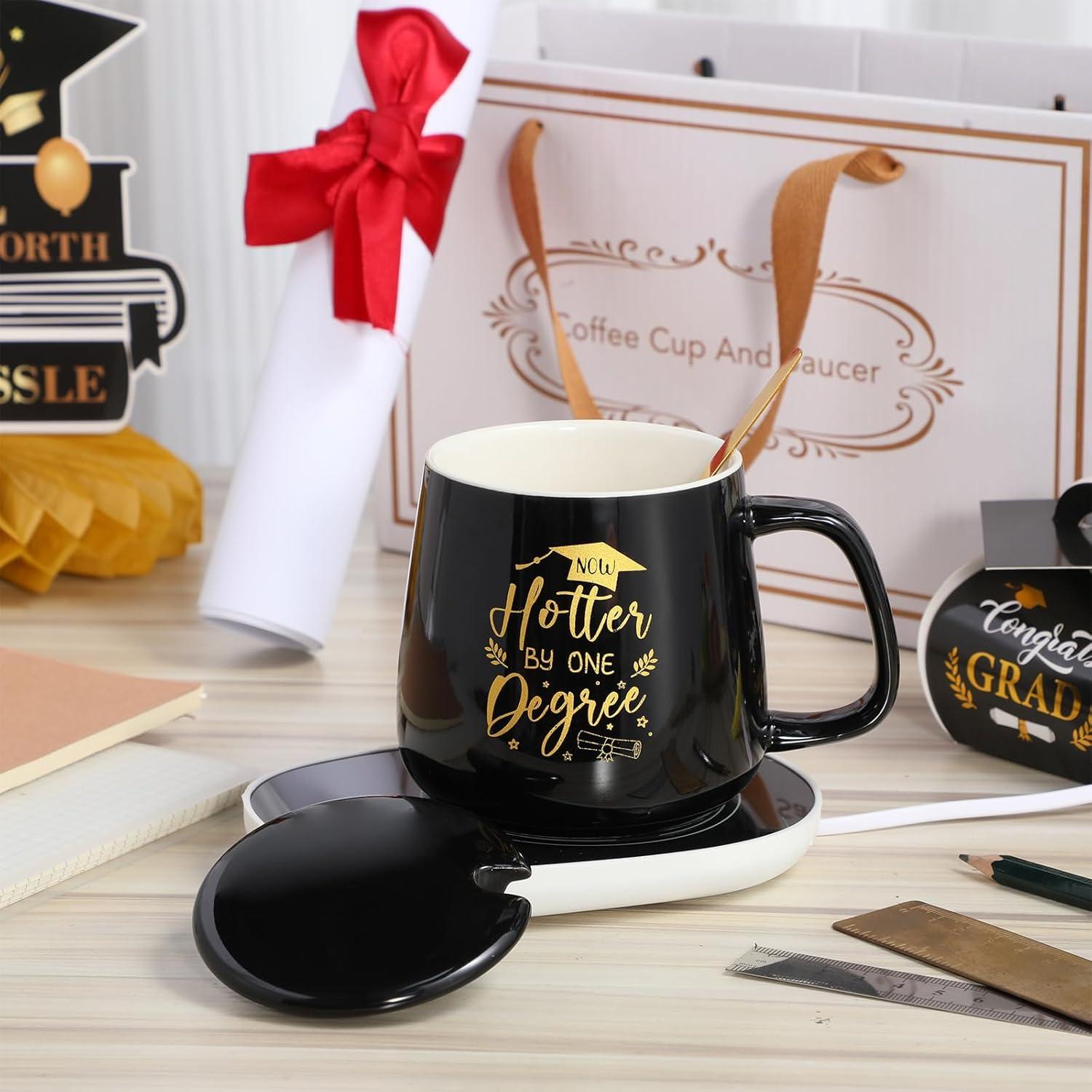Set Taza de Cerámica de Graduación Baderke con Calentador