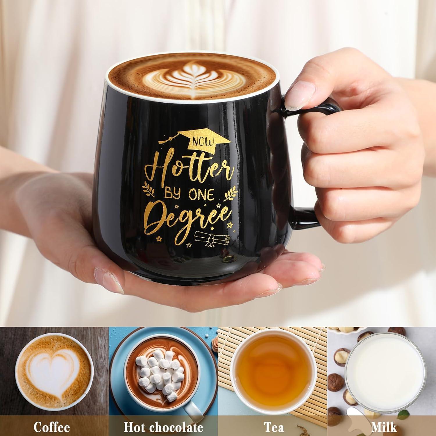 Set Taza de Cerámica de Graduación Baderke con Calentador