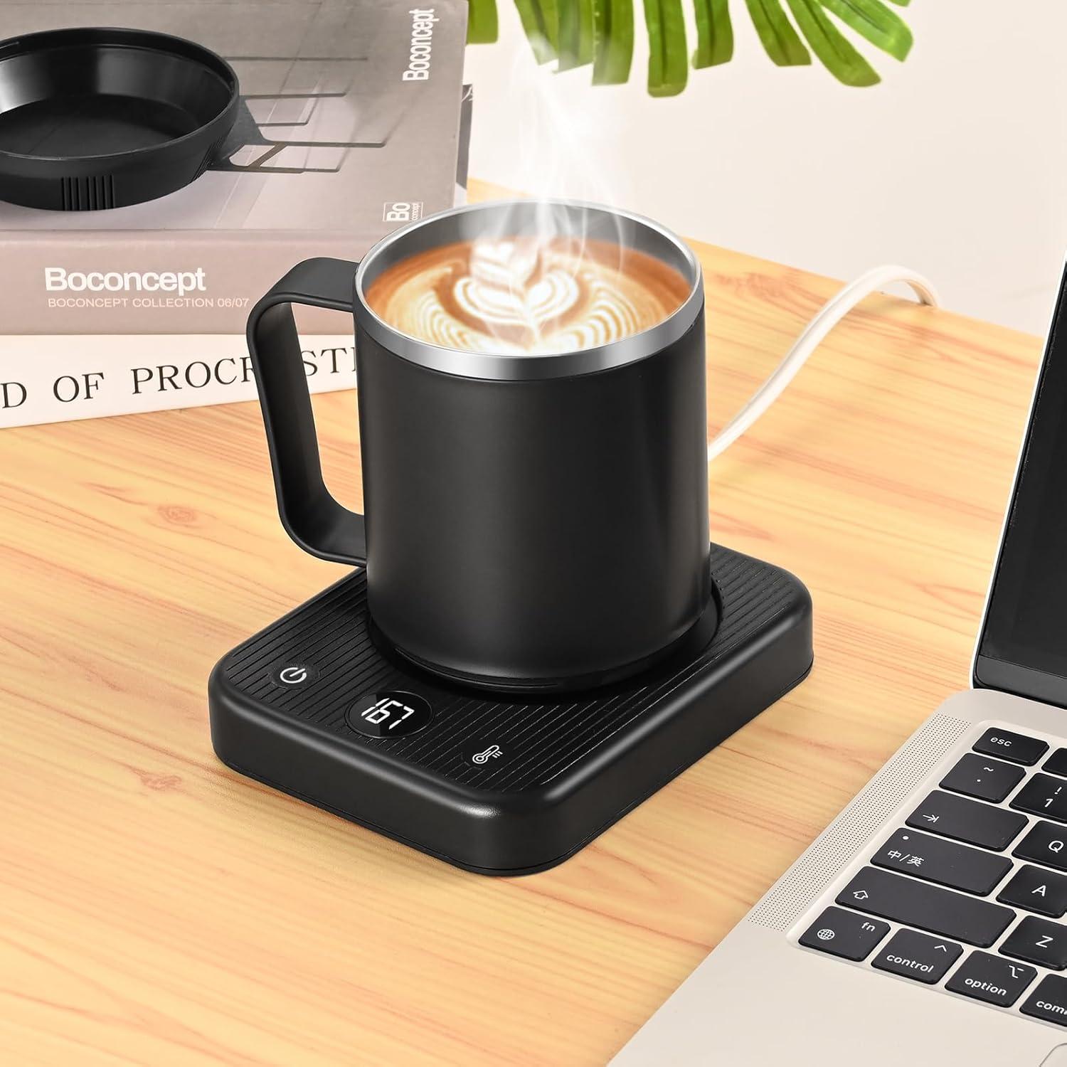 Juego de Taza Calentadora Waipfaru 0.47L con Control de Temperatura