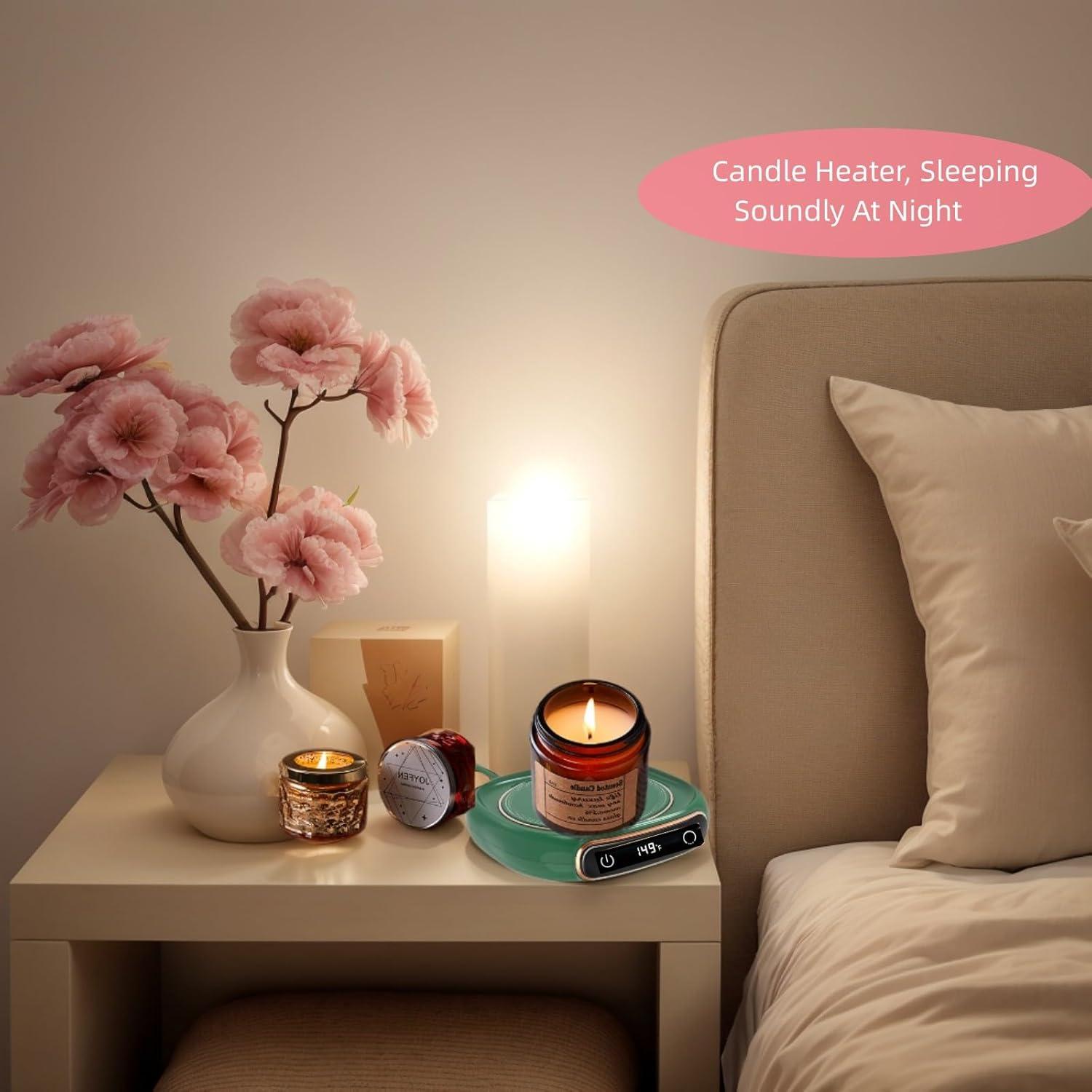 Calentador de Tazas WHNL Verde con 3 Temperaturas y Apagado Automático