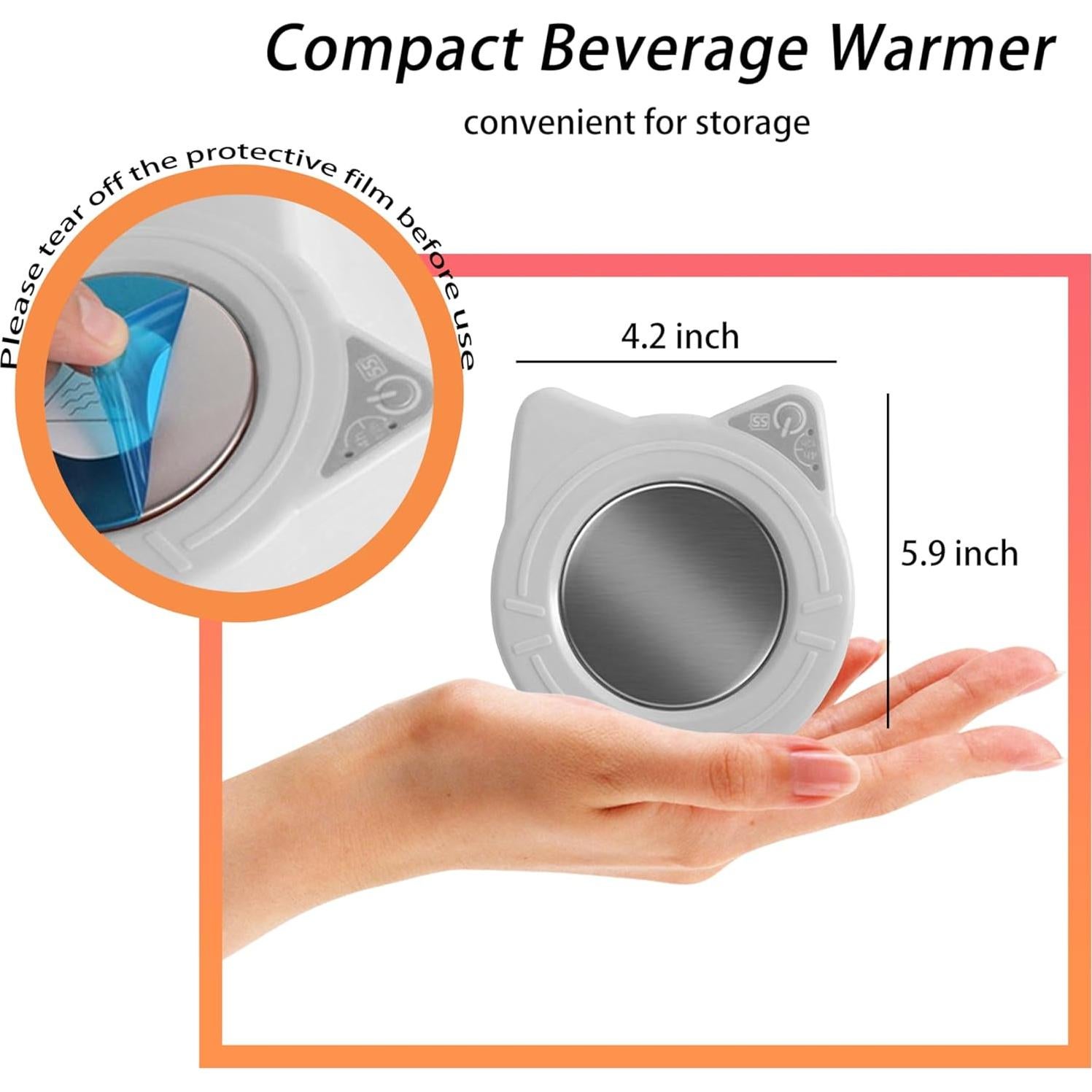 Calentador de Tazas YeeSingLon MRBD01 55°C Apagado Automático