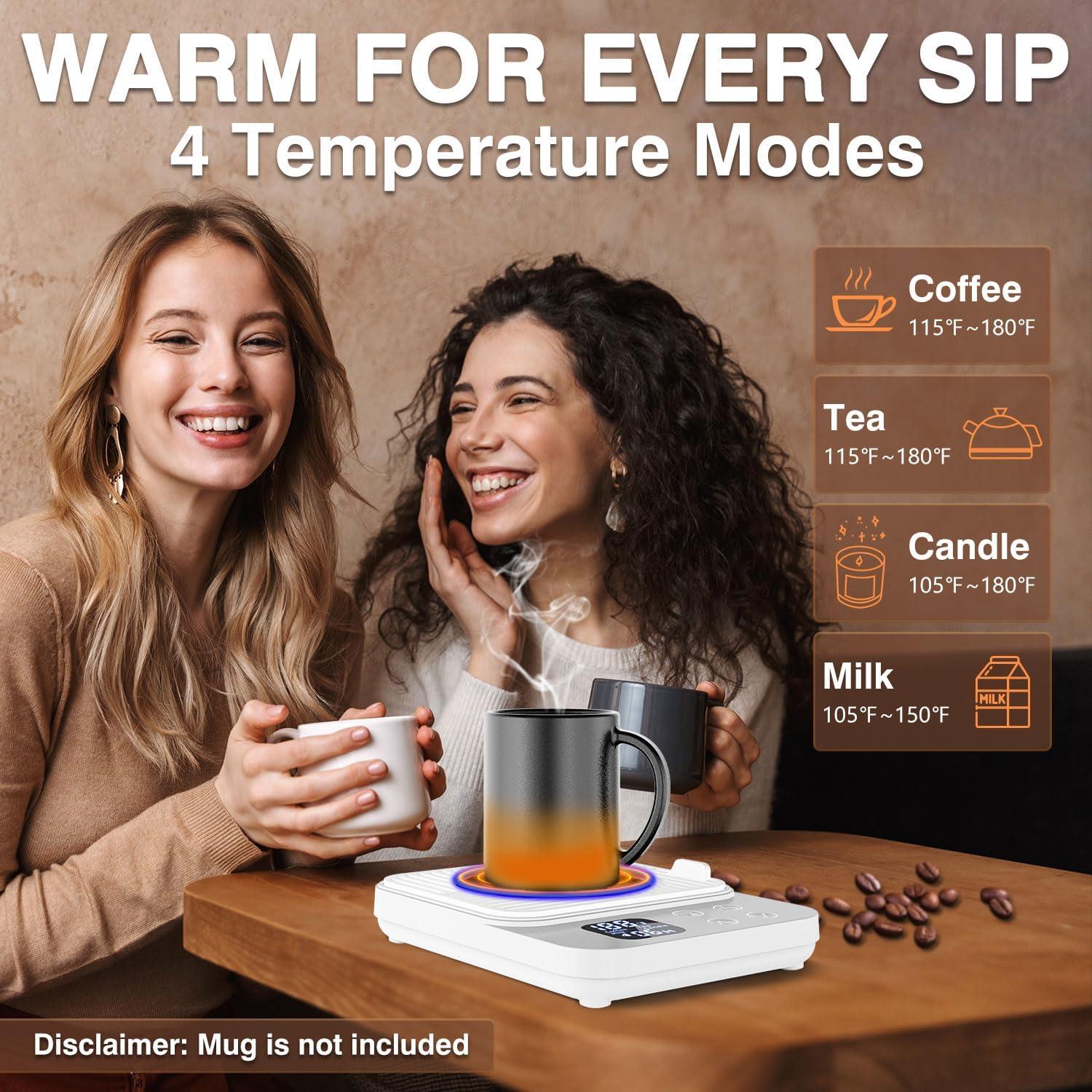 Calentador de Tazas HOSCARER 36W con Apagado Automático Blanco