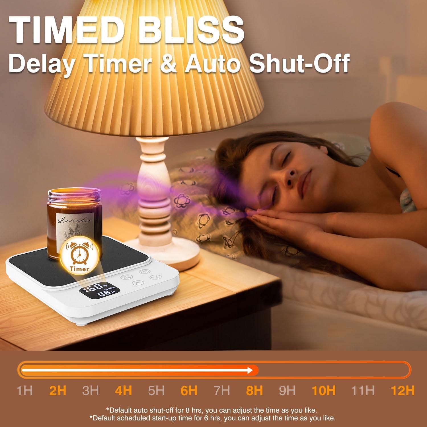 Calentador de Tazas HOSCARER 36W con Apagado Automático Blanco