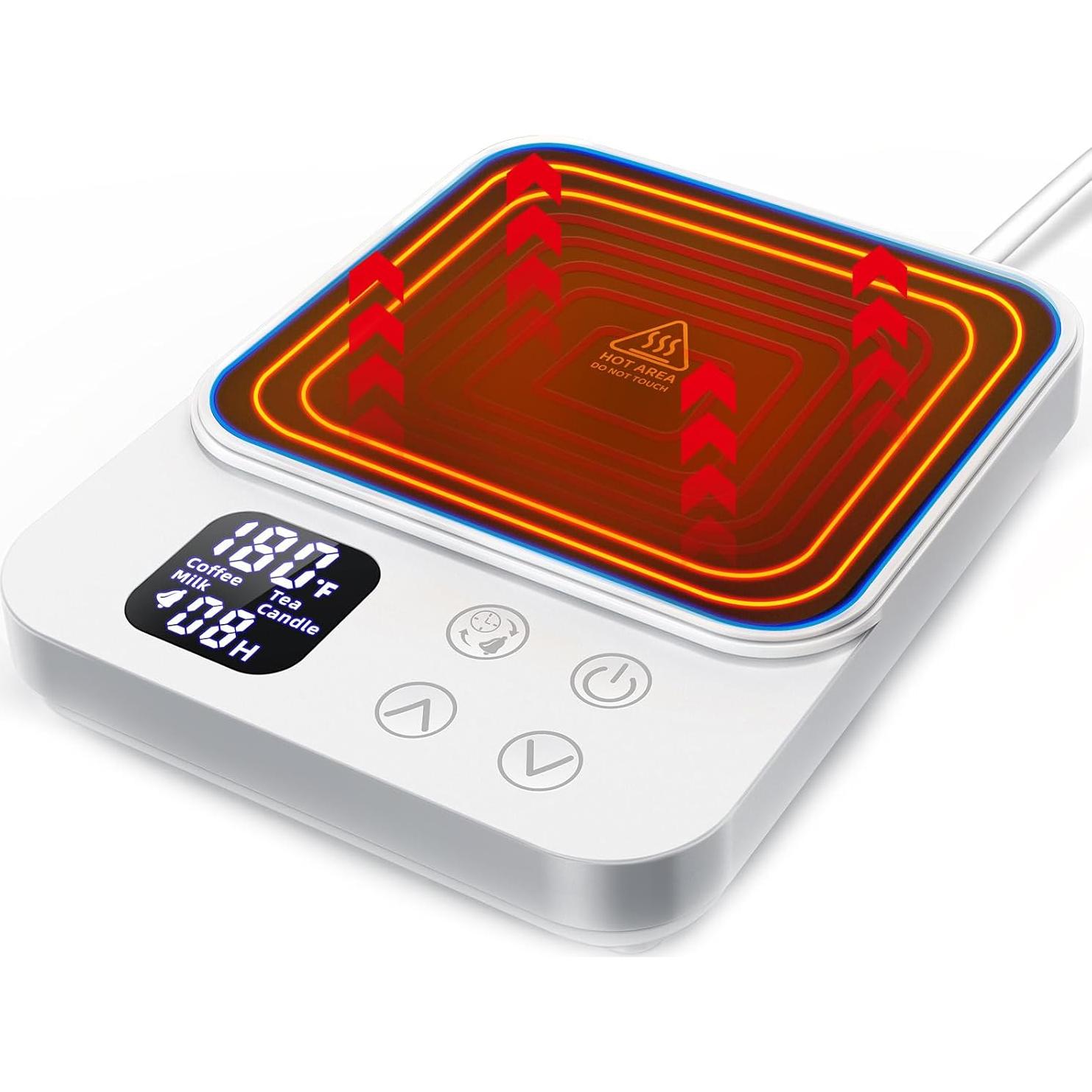 Calentador de Tazas HOSCARER 36W con Apagado Automático Blanco