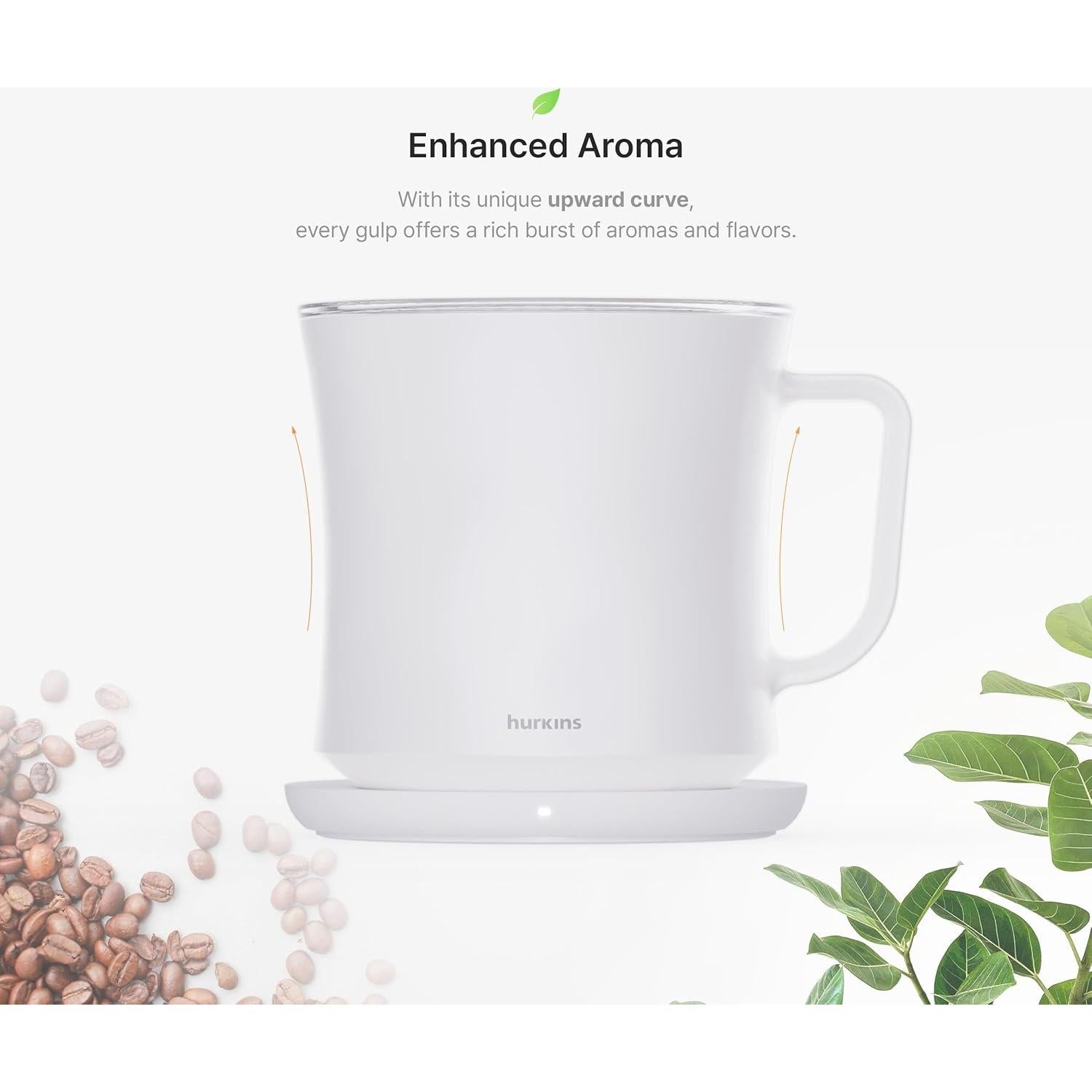 Calentador de Taza SMUG V2 con Taza PCTG y Carga Inalámbrica