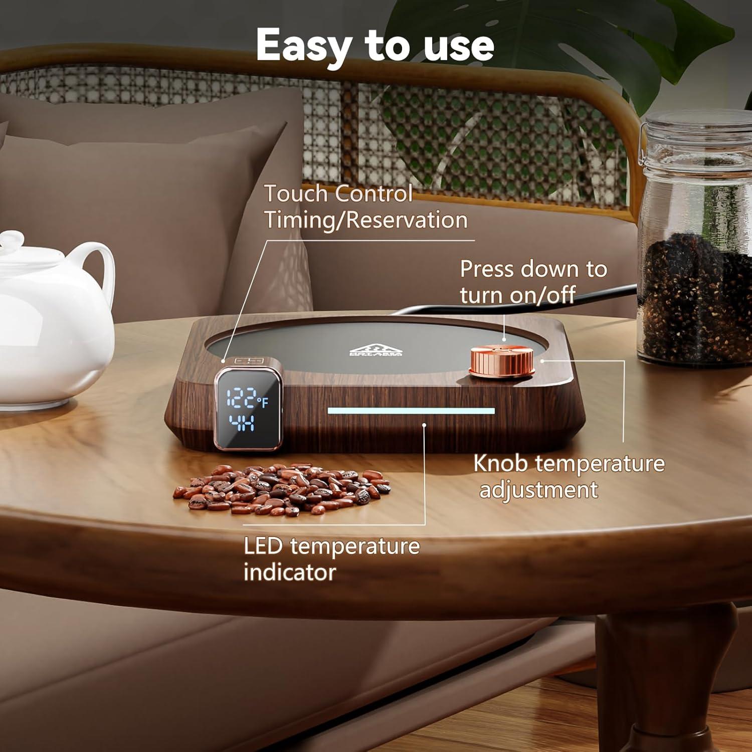 Calentador de Tazas 40W EWCEFIC04 con Pantalla Digital