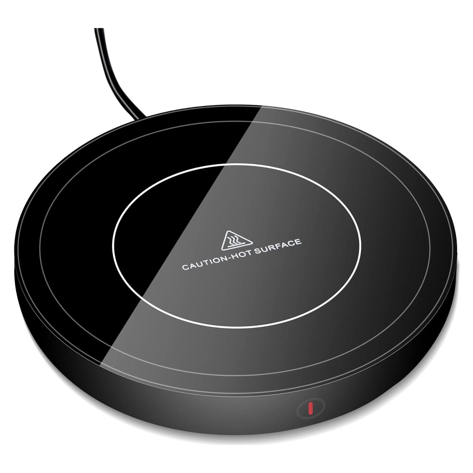 Calentador de Tazas Eléctrico Irrompible Negro 3 Temperaturas