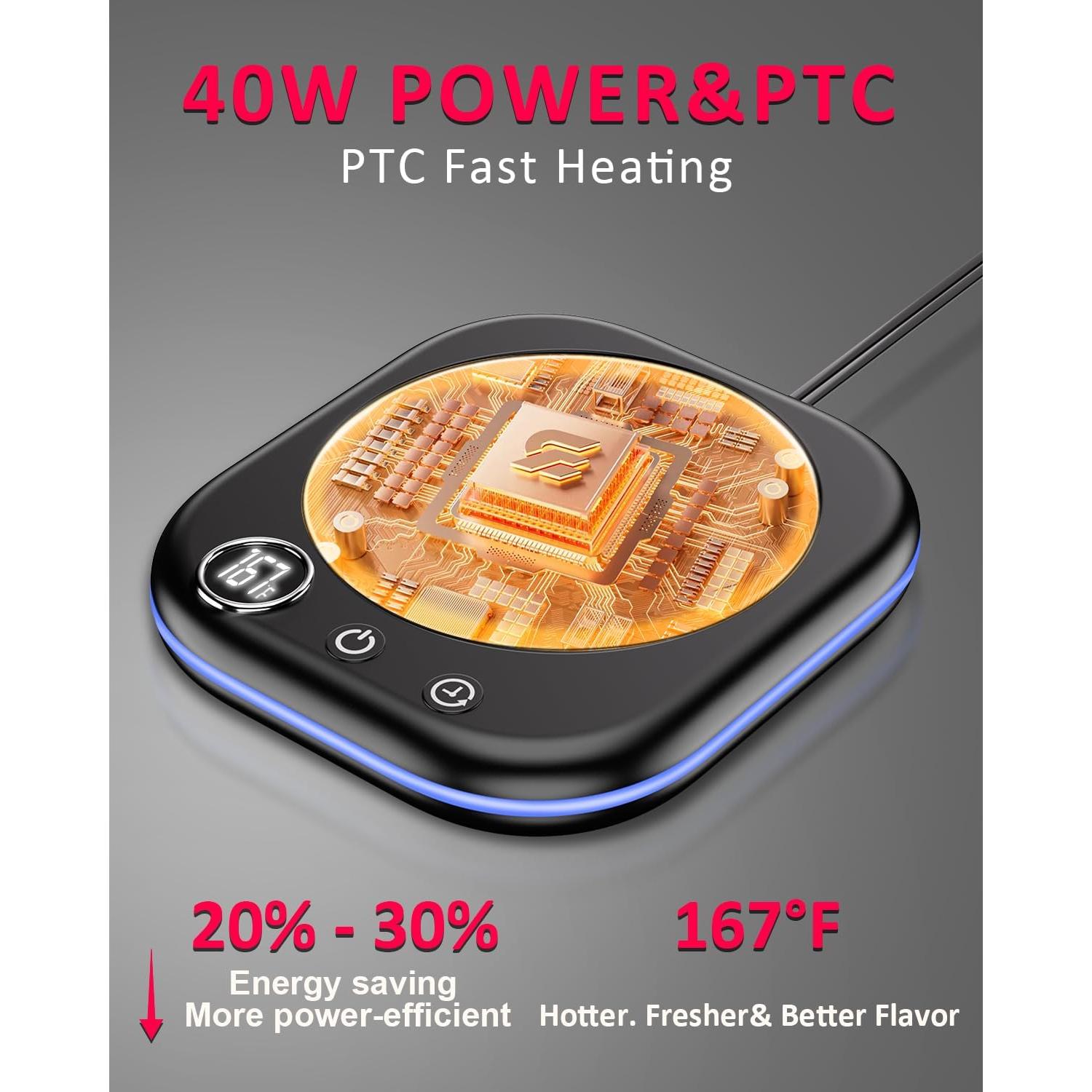 Calentador de Tazas Eléctrico MXMZHXU TB-018 40W Negro