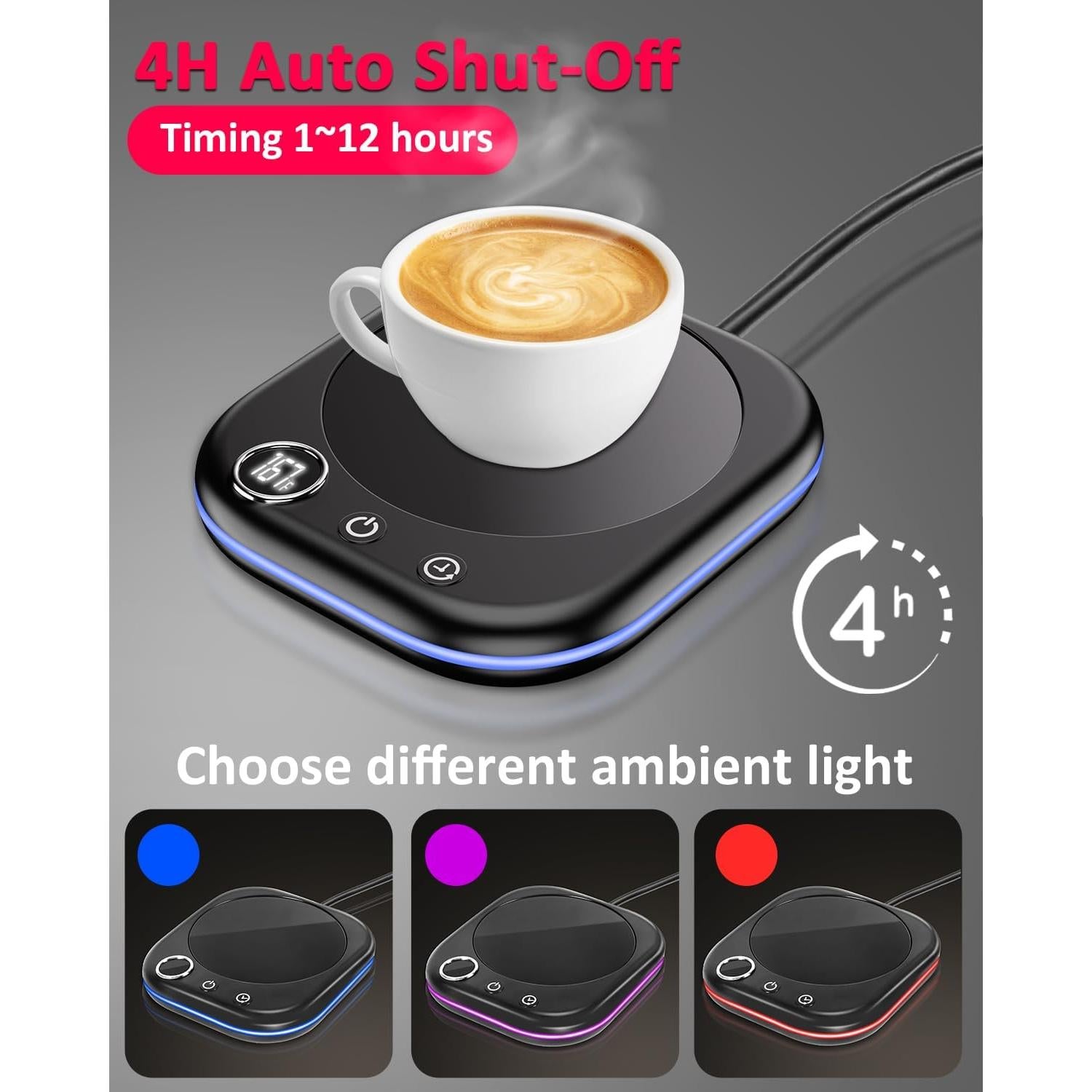 Calentador de Tazas Eléctrico MXMZHXU TB-018 40W Negro