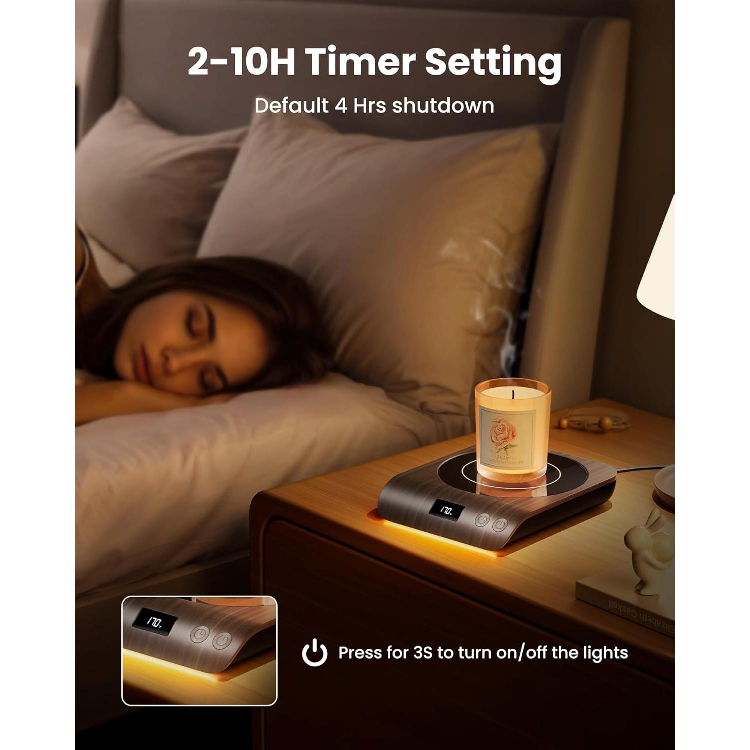 Calentador de Tazas Gaiatop 50W con Pantalla Digital y 3 Temperaturas