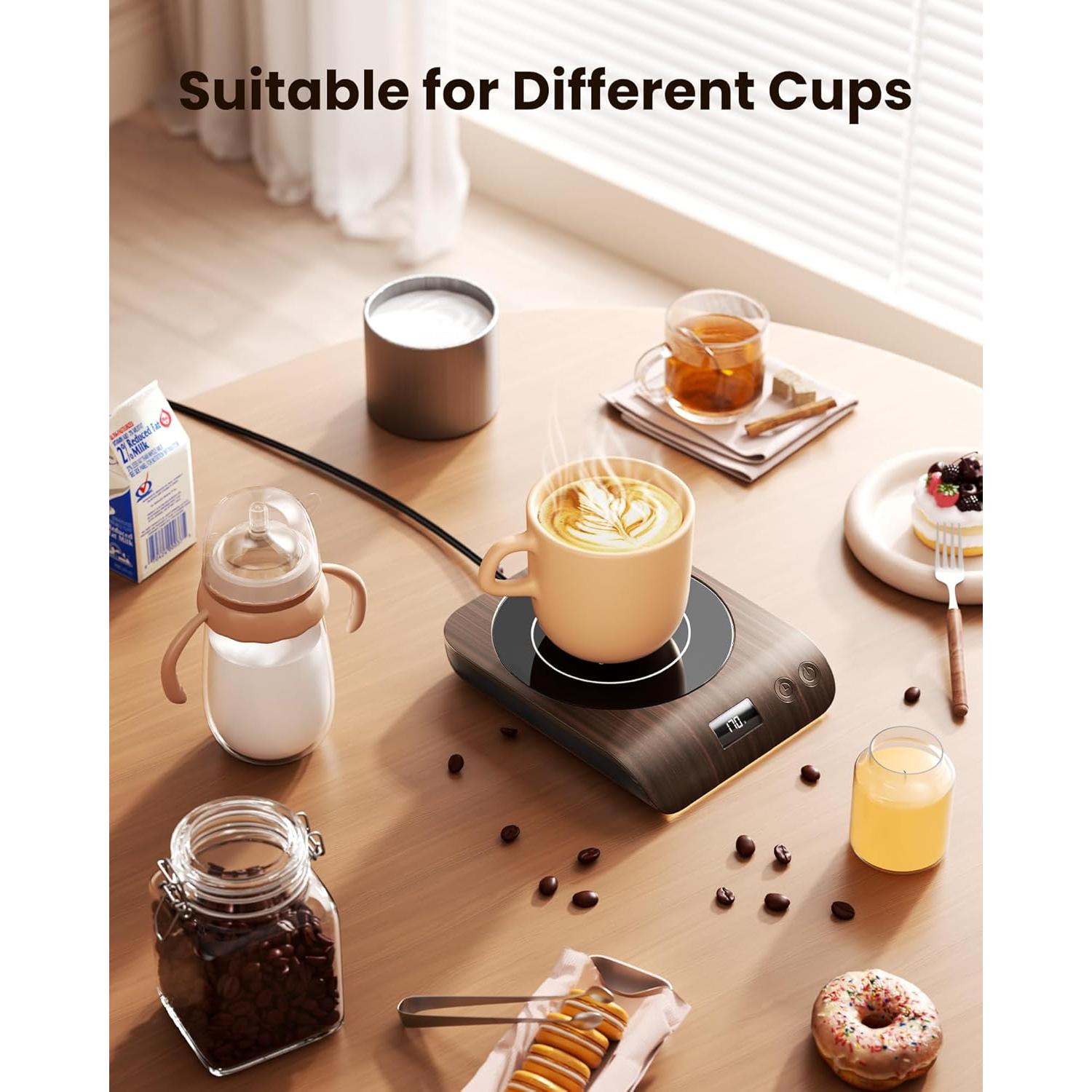 Calentador de Tazas Gaiatop 50W con Pantalla Digital y 3 Temperaturas