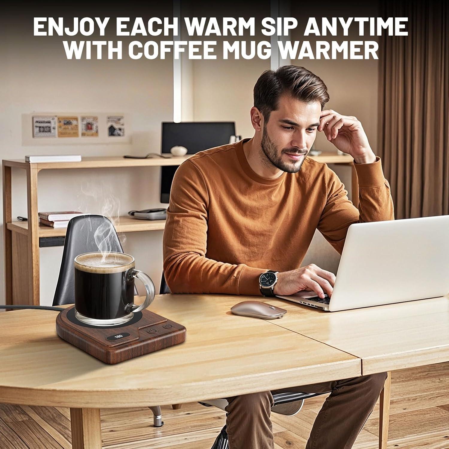 Calentador de Tazas YANXUS J con 3 Temperaturas y Apagado Automático