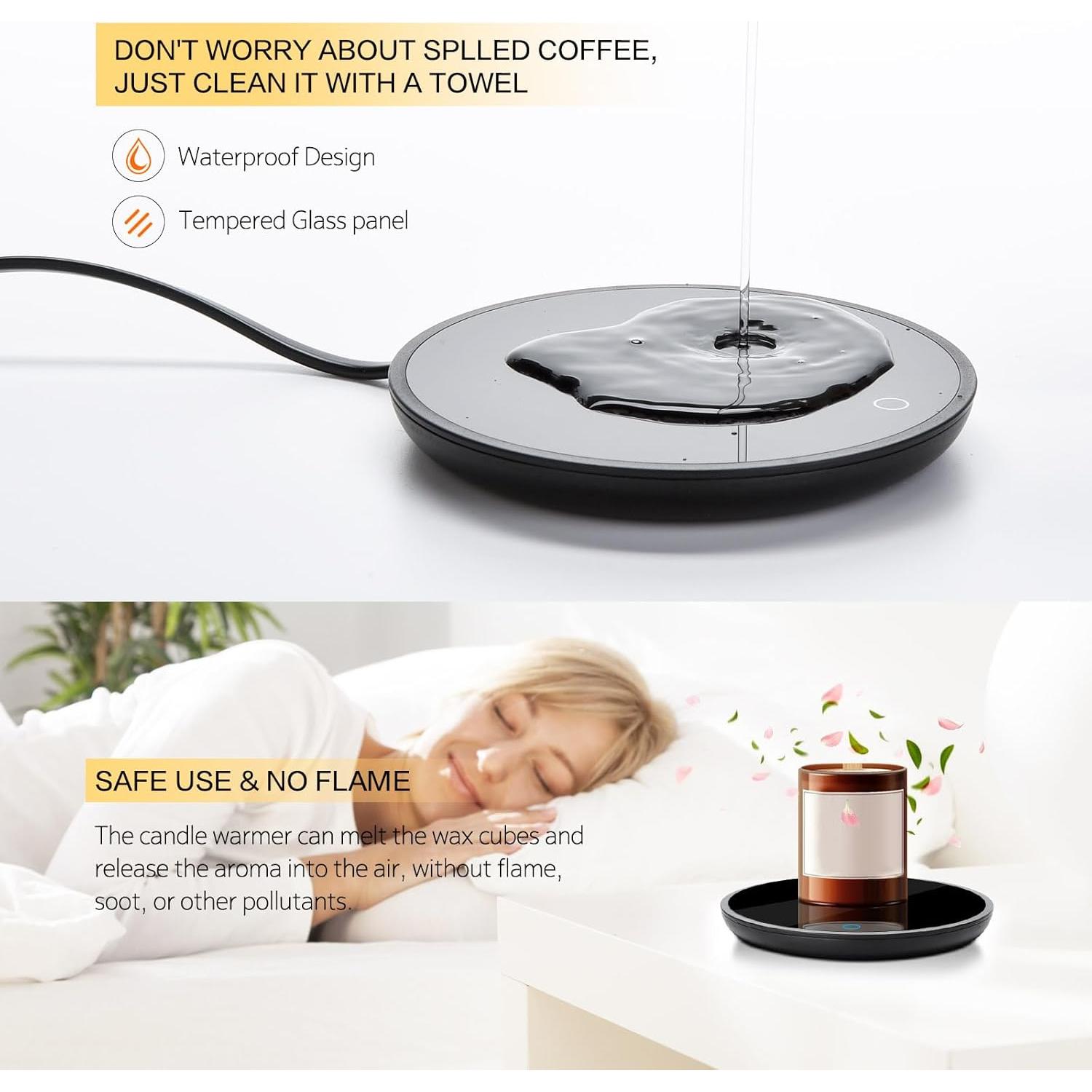 Calentador de Tazas Lesipee A10, 2 Temperaturas, 230V