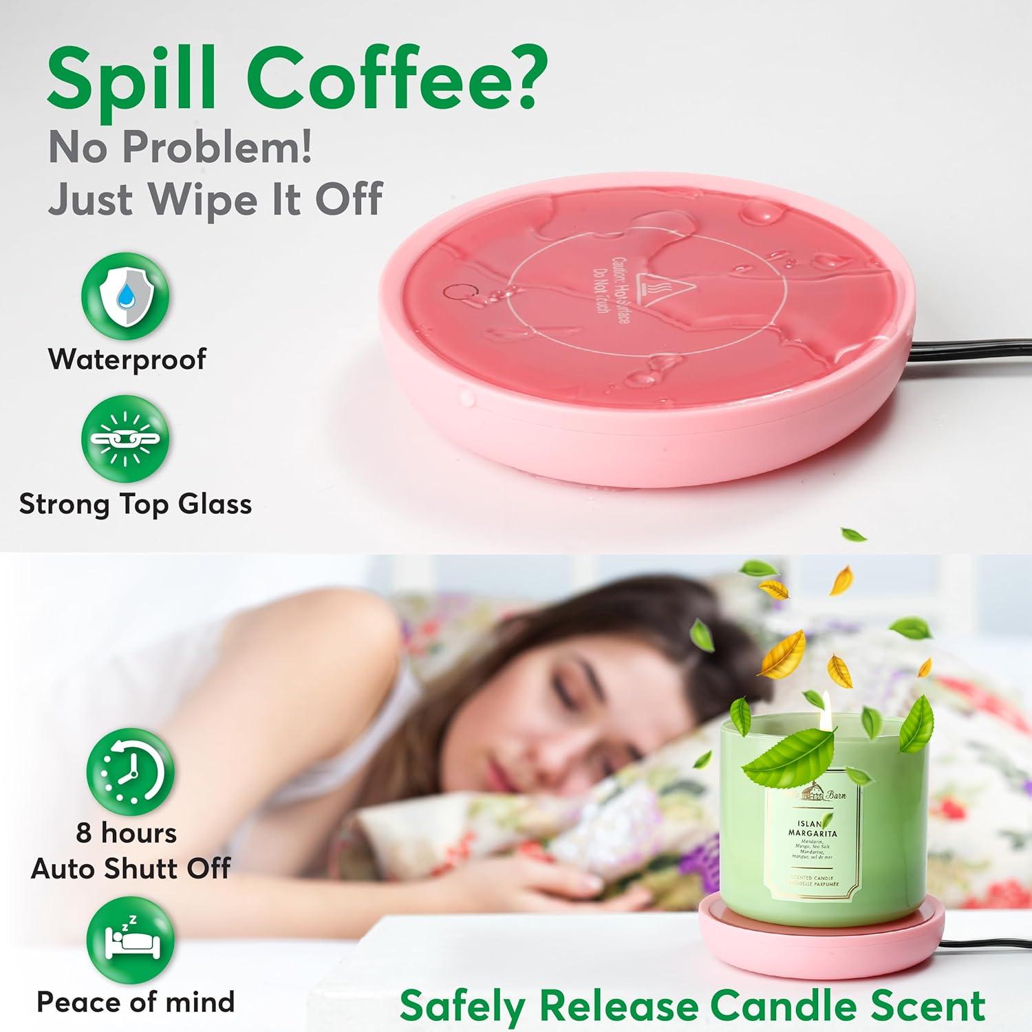 Calentador de Tazas Eléctrico Bulk Paradise 17W Rosa