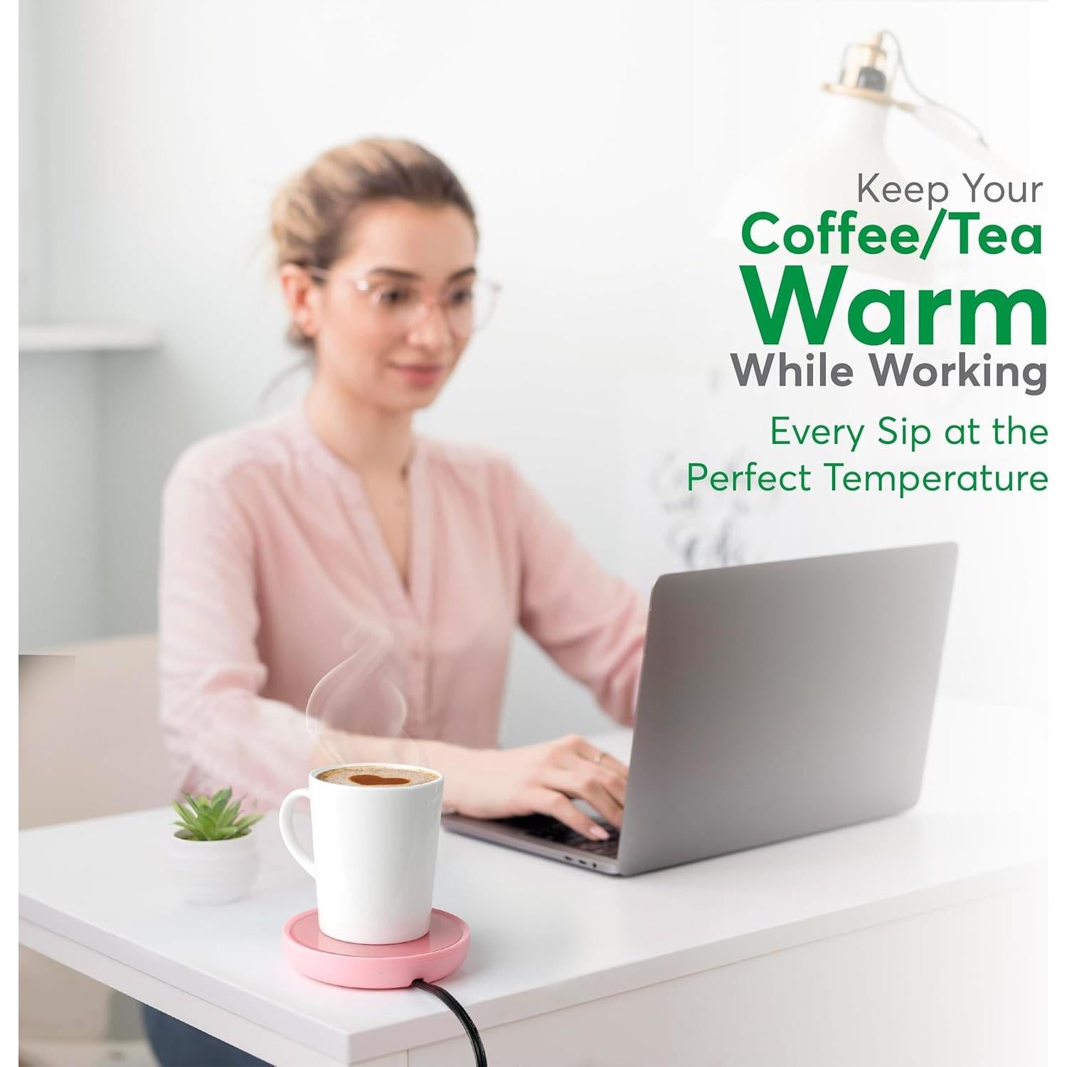 Calentador de Tazas Eléctrico Bulk Paradise 17W Rosa