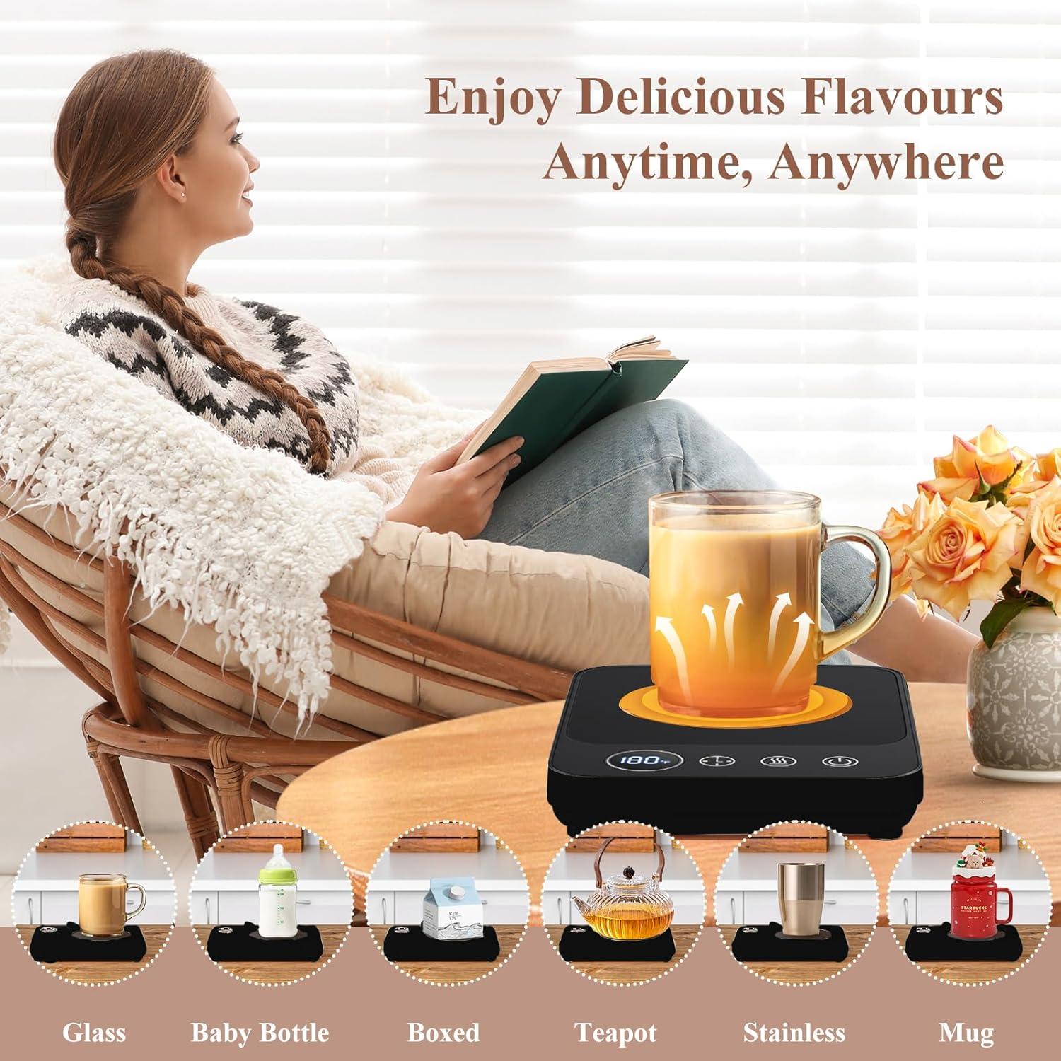 Calentador de Tazas Eléctrico Mabahoo 36W 6 Temperaturas