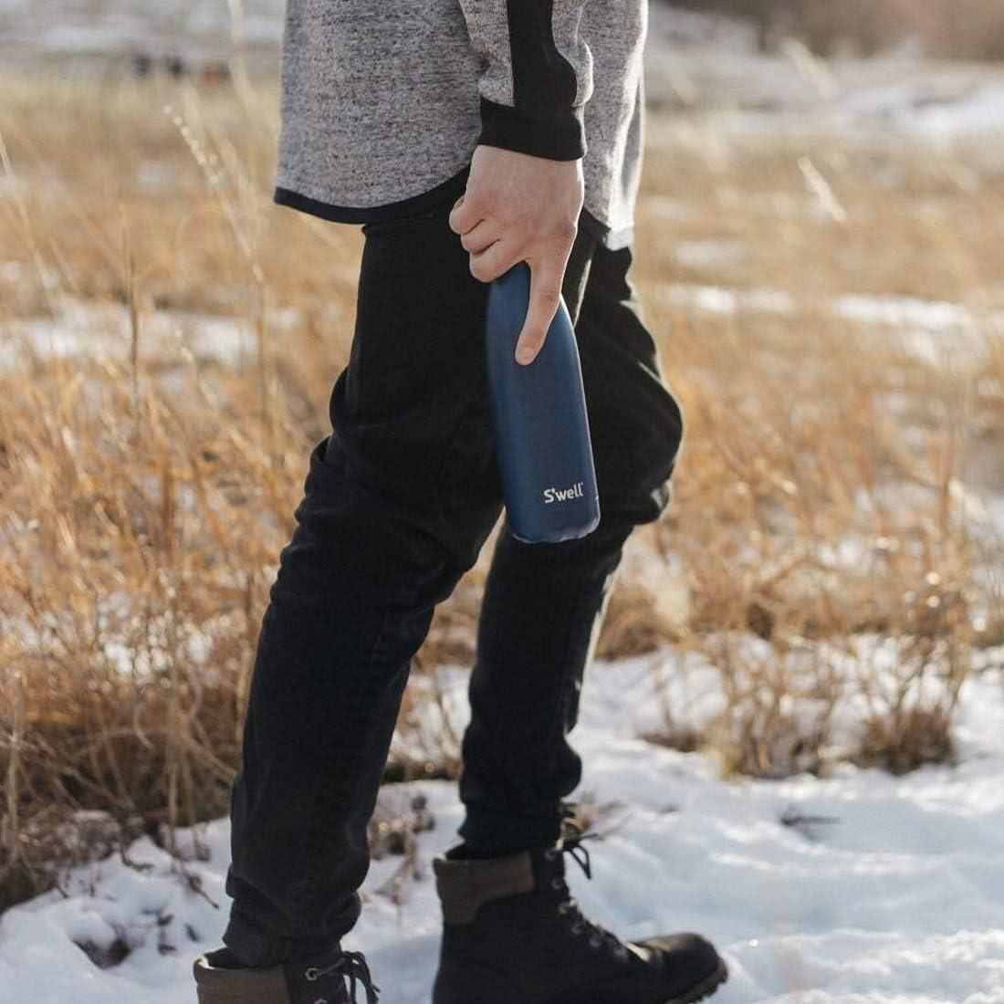 Botella de Agua S'well 500ml Acero Inoxidable Azurita Aislada