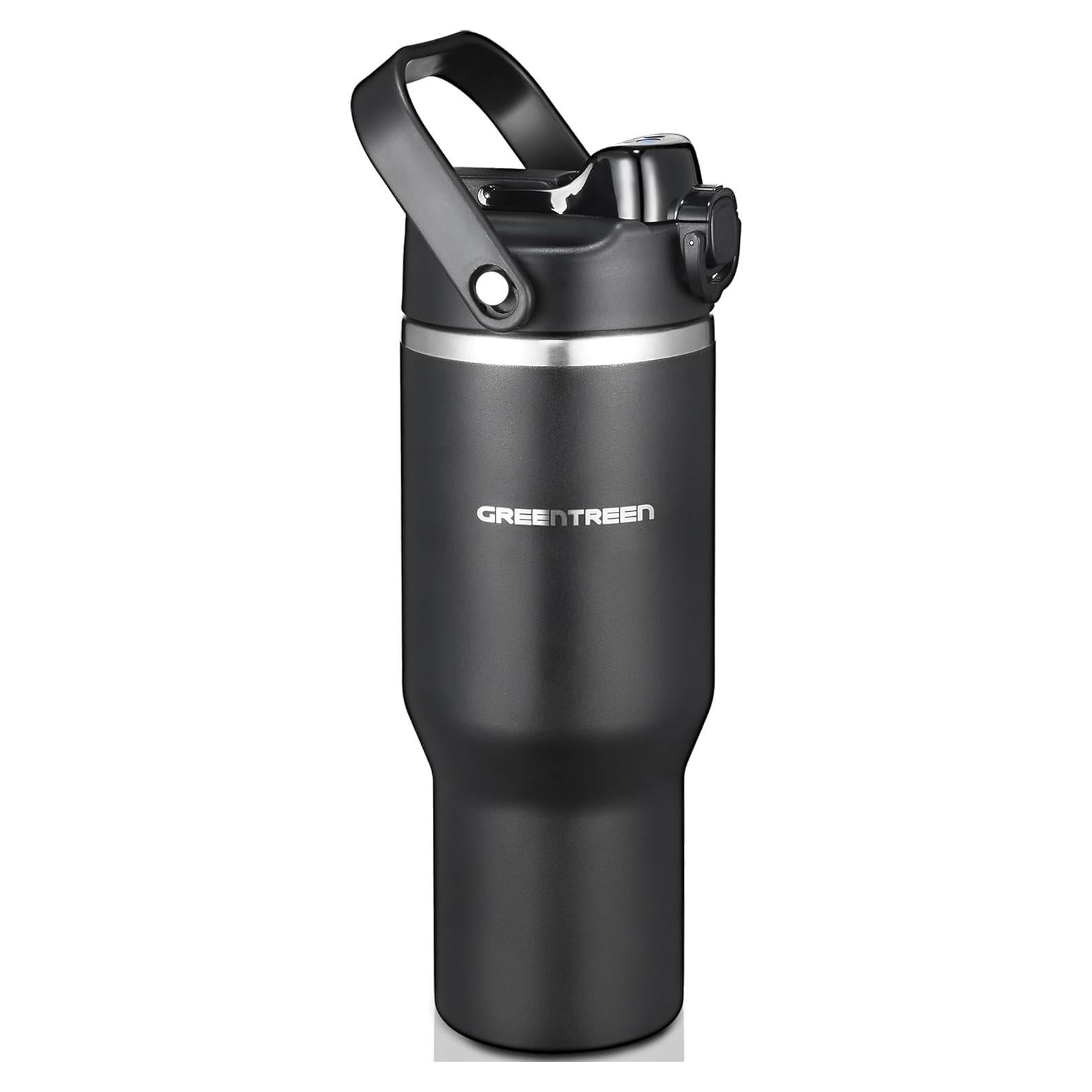 Botella de Agua Aislada GREENTREEN 1.13L Acero Inoxidable