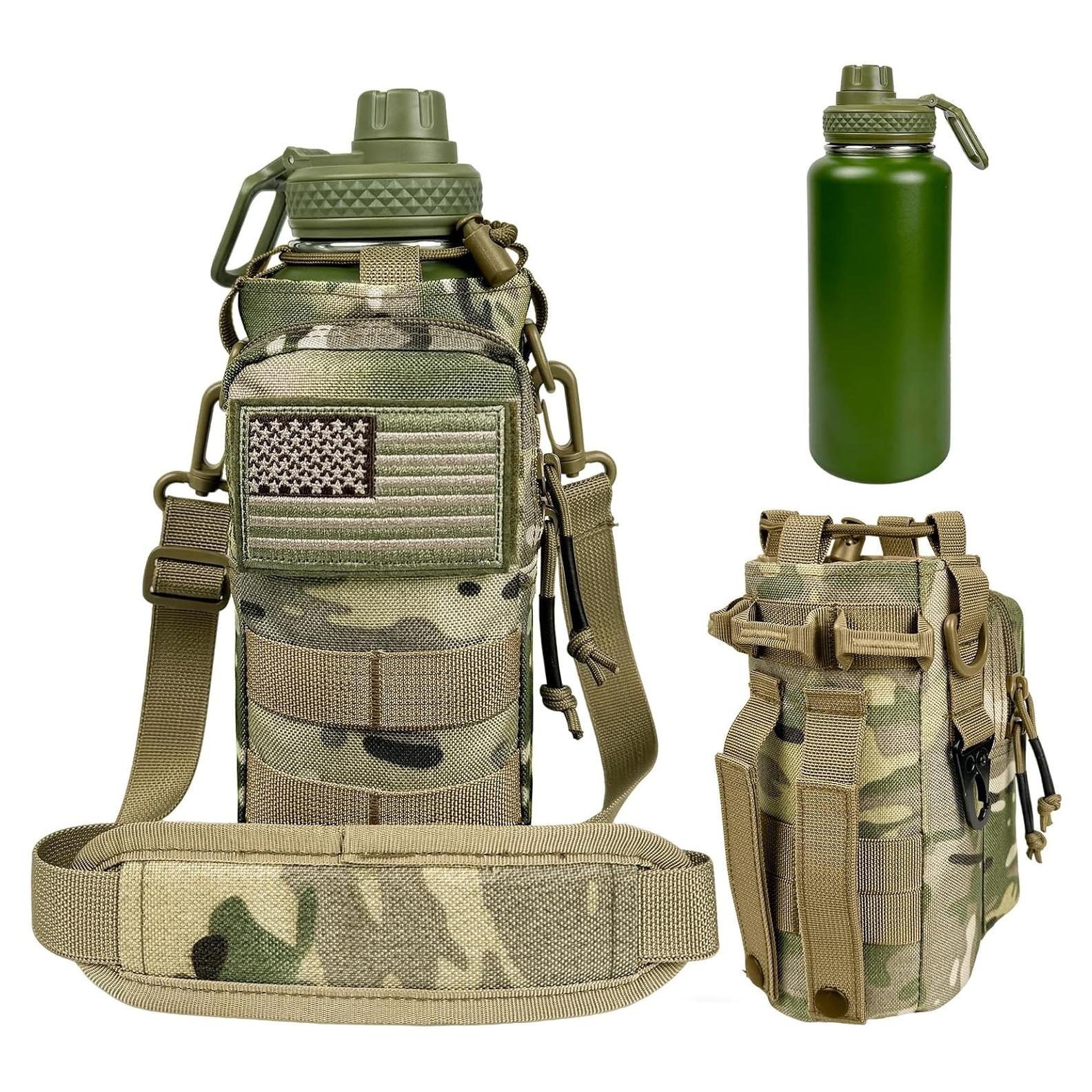 Botella de Agua Aislada AIKOTOO 32oz Camo para Gimnasio