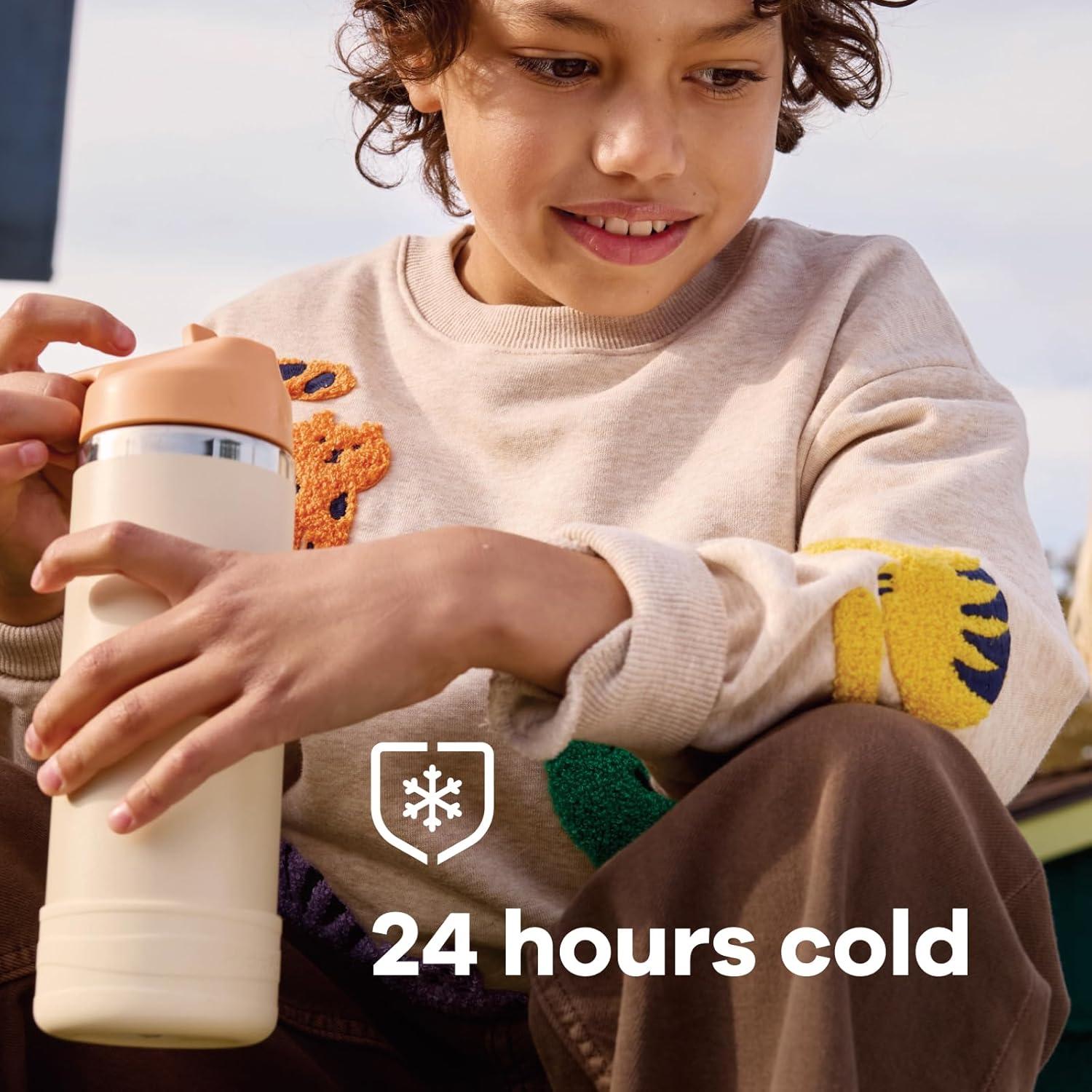 Botella de Agua Hydro Flask Kids 18 Oz Acero Inoxidable Coco