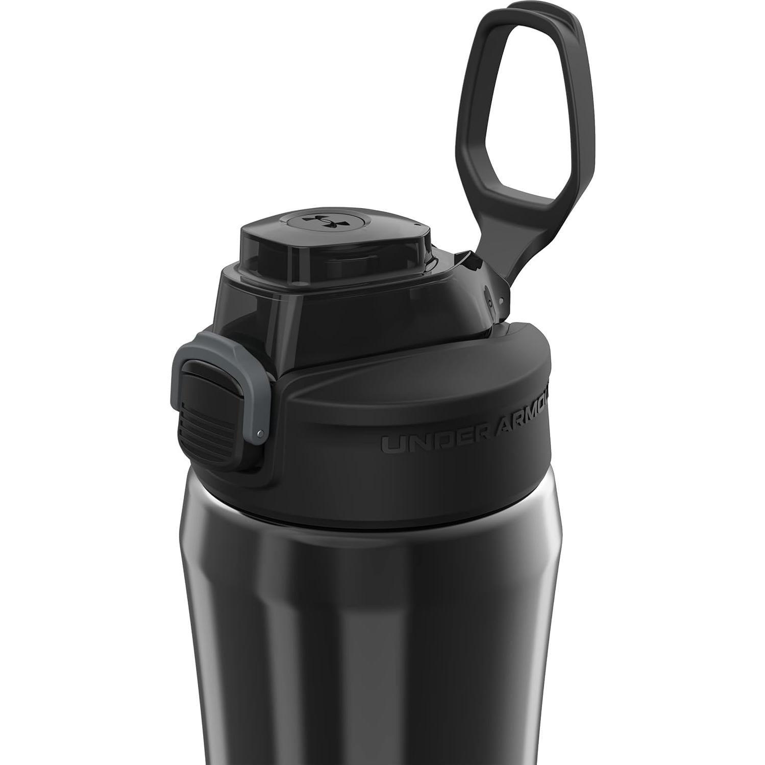 Botella de Agua Aislada Under Armour 532ml Negra/Cromo