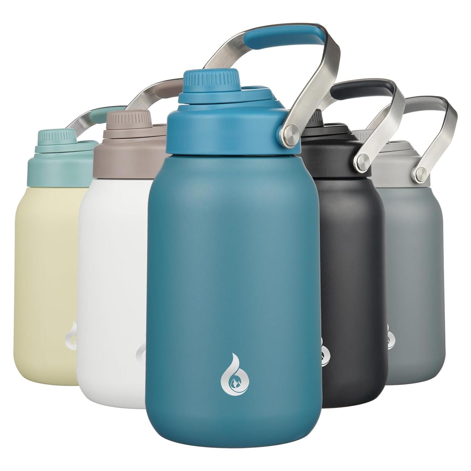 Botella de Agua Aislada BJPKPK 1.89L Acero Inoxidable Azul Marino