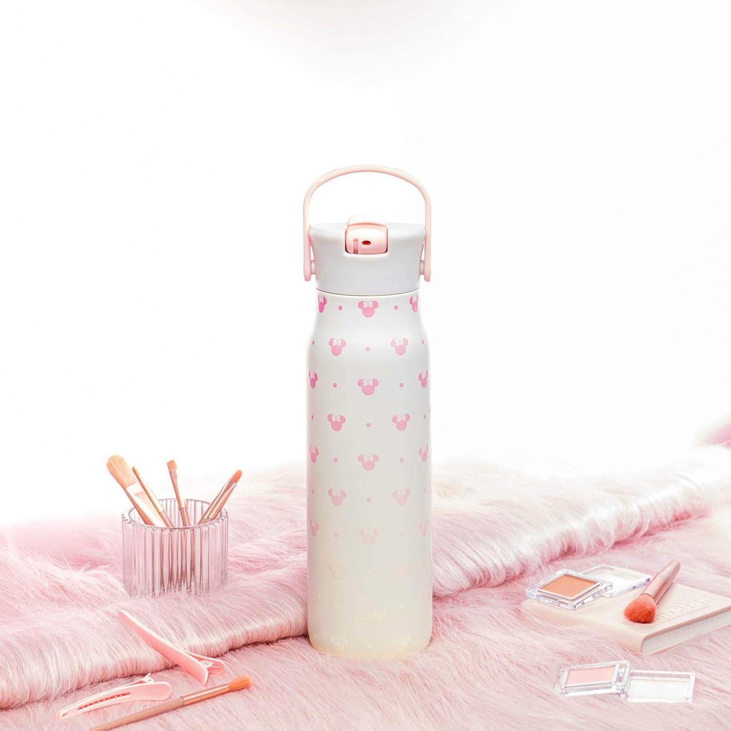 Botella de Agua Zak Designs 32oz Minnie Mouse Acero Inoxidable