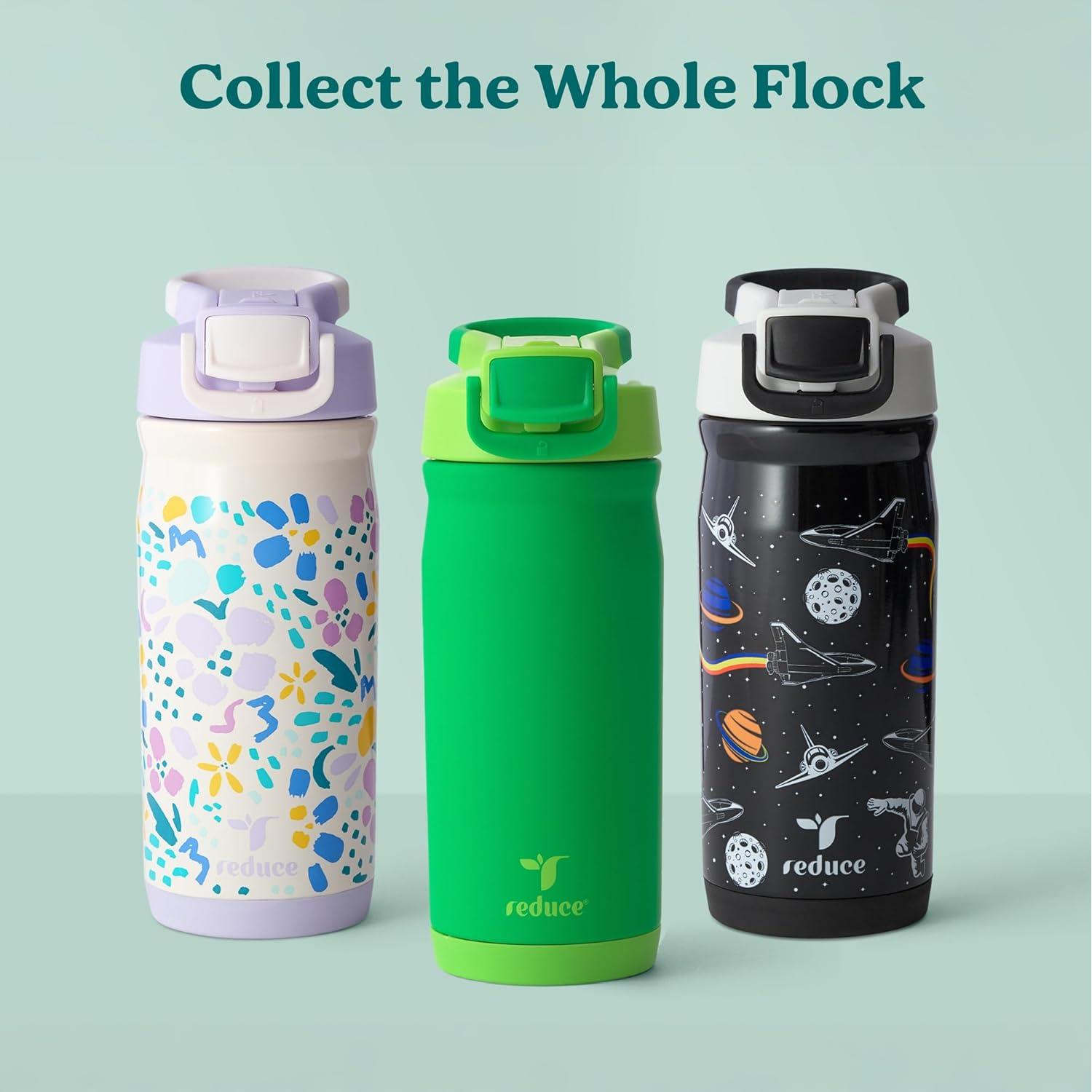 Botella de Agua Aislada REDUCE 414 ml Acero Inoxidable Verde