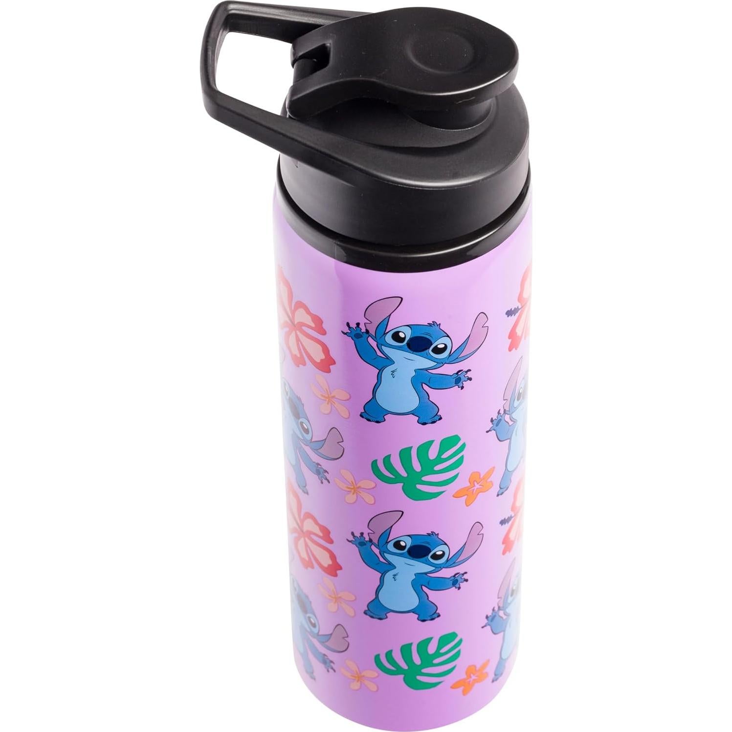 Botella de Agua Acero Inoxidable 740ml Lilo y Stitch Silver Buffalo