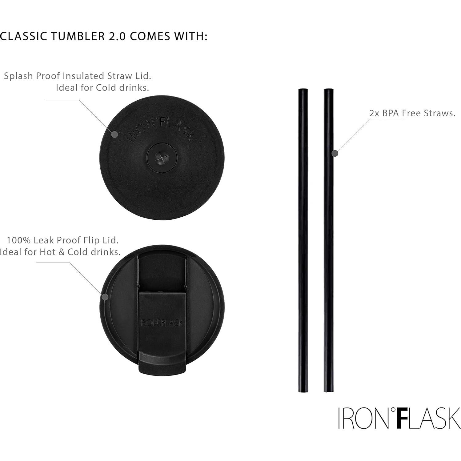 Taza Clásica IRON FLASK 24 oz Aislada Doble Pared Algodón