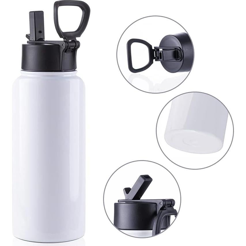 Botella de Agua Deportiva PYD Life 32 OZ Acero Inoxidable