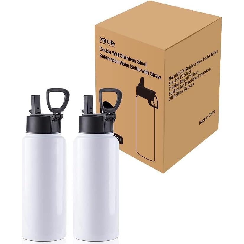 Botella de Agua Deportiva PYD Life 32 OZ Acero Inoxidable