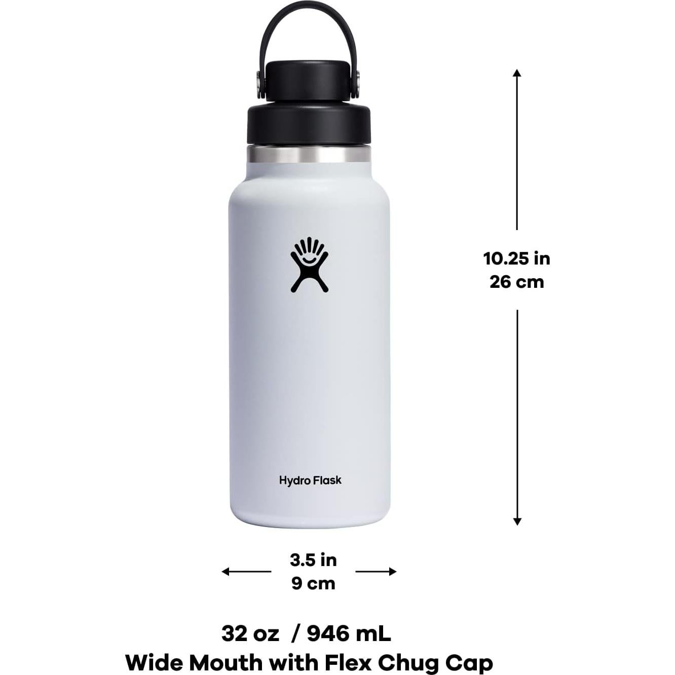 Botella de Agua Hydro Flask 32 Oz Acero Inoxidable Aislada