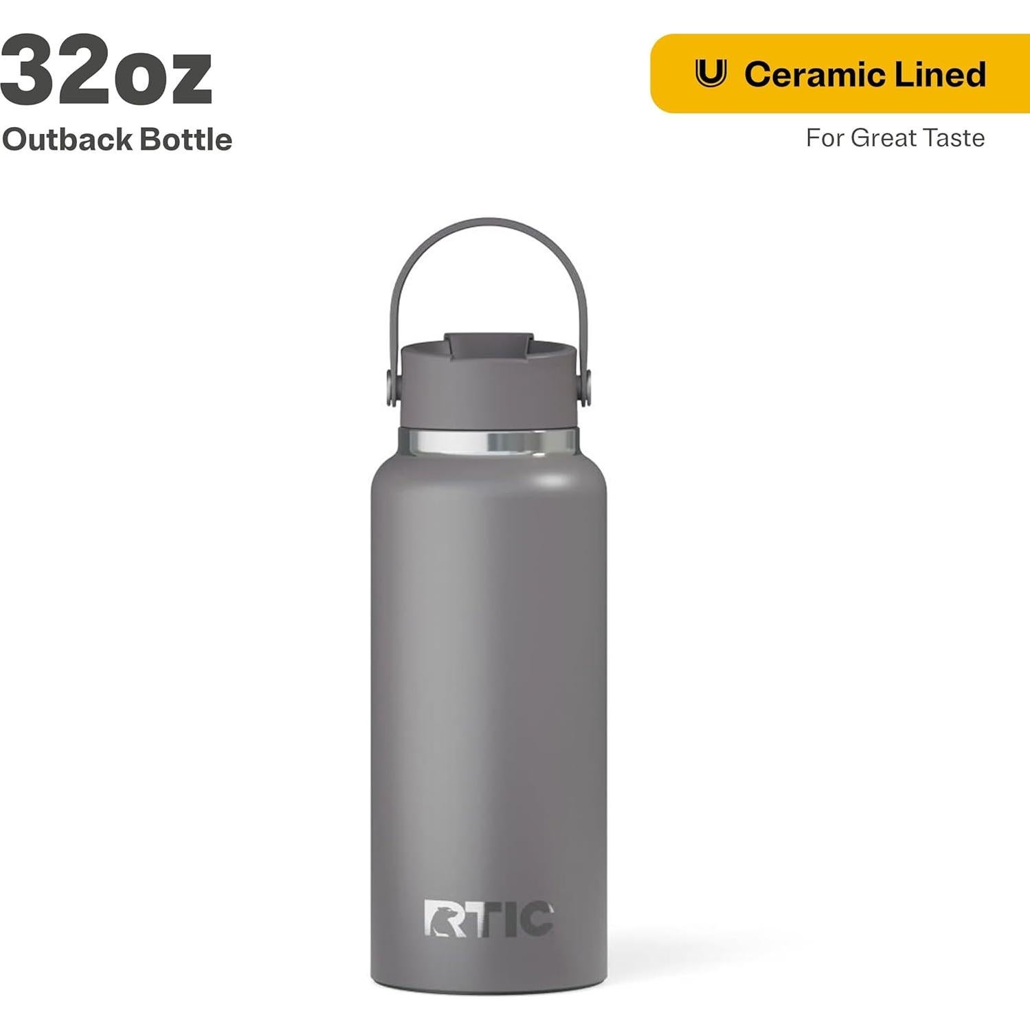 Botella Outback RTIC 0.95L Acero Inoxidable Aislada Grafito