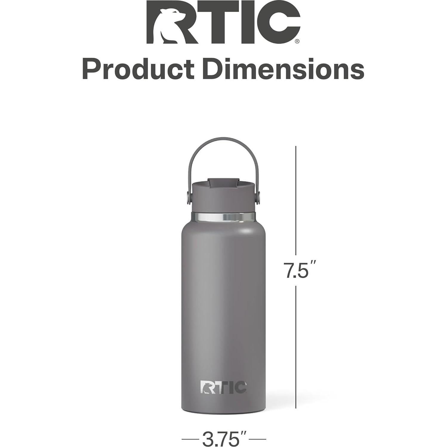 Botella Outback RTIC 0.95L Acero Inoxidable Aislada Grafito