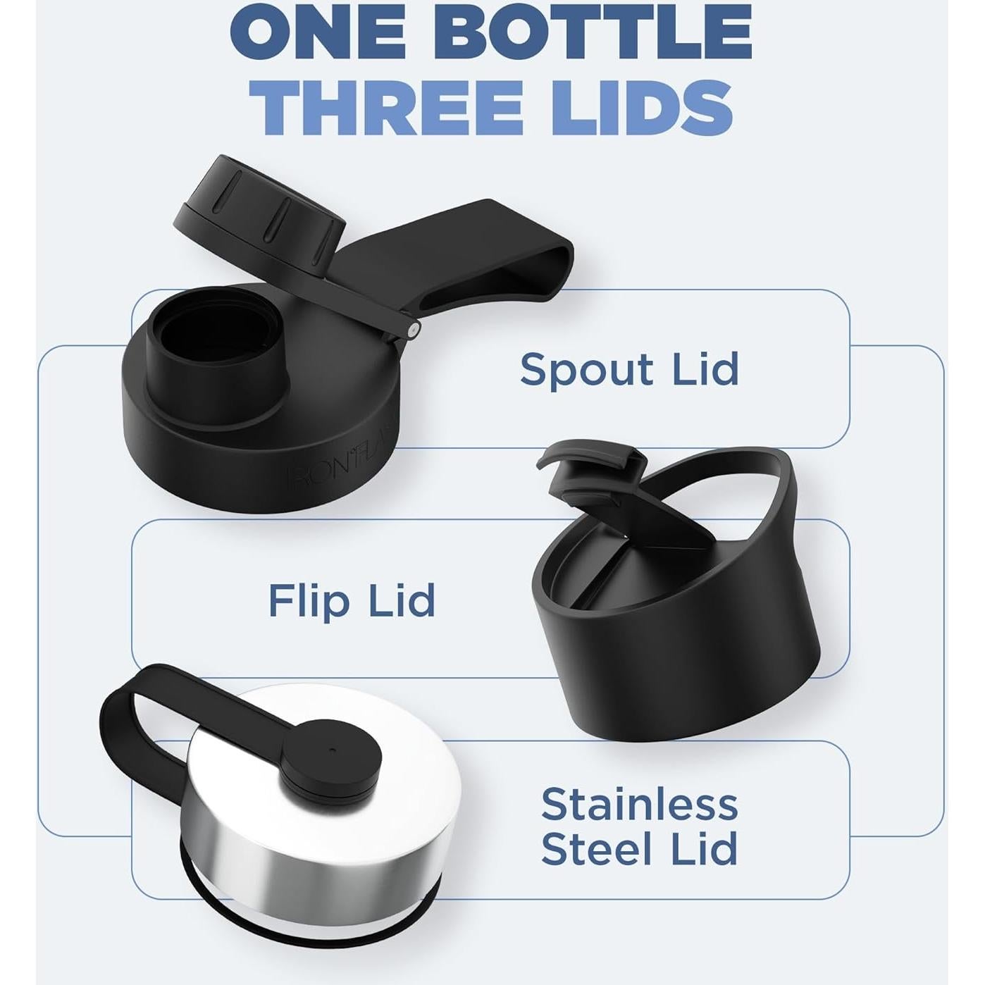 Botella de Hidratación Iron Flask 1.18L Acero Inoxidable Doble Pared