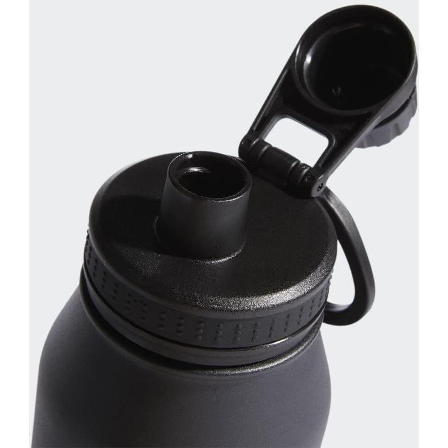 Botella de Agua adidas 1L Acero Inoxidable Doble Pared Negra