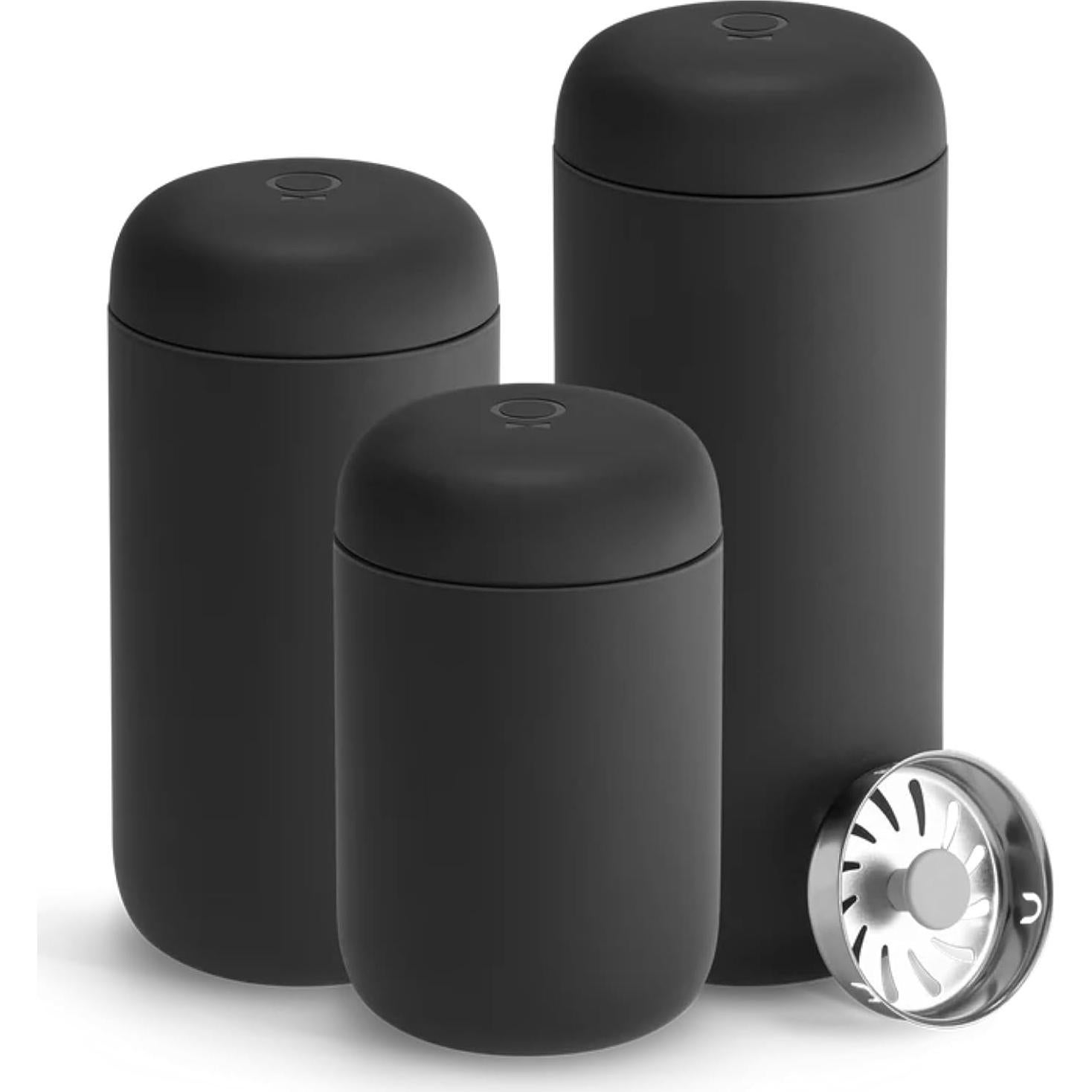 Taza de café Fellow Carter Move 355 ml acero inoxidable negro