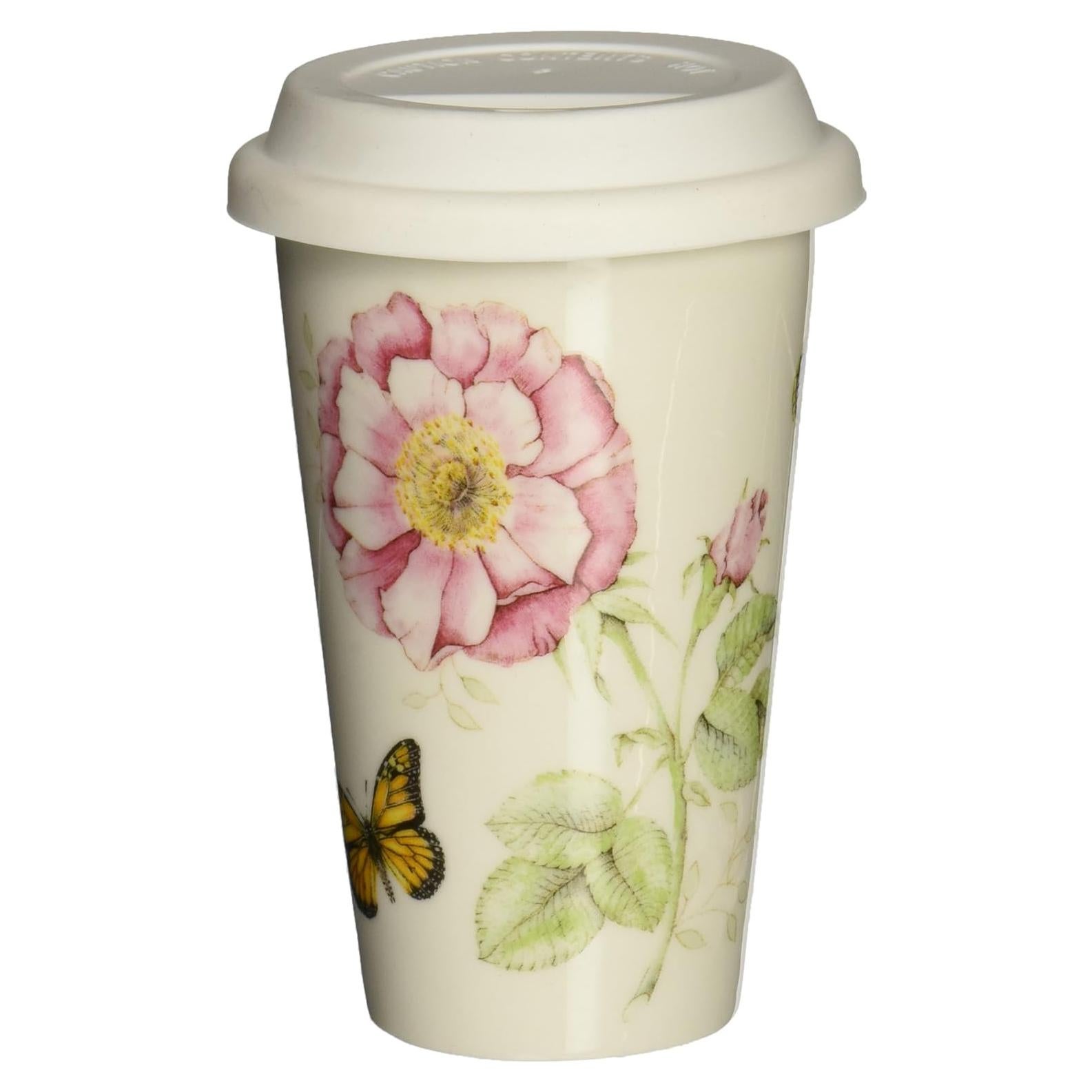 Taza Térmica de Viaje Lenox Mariposa Prado 295ml Multicolor
