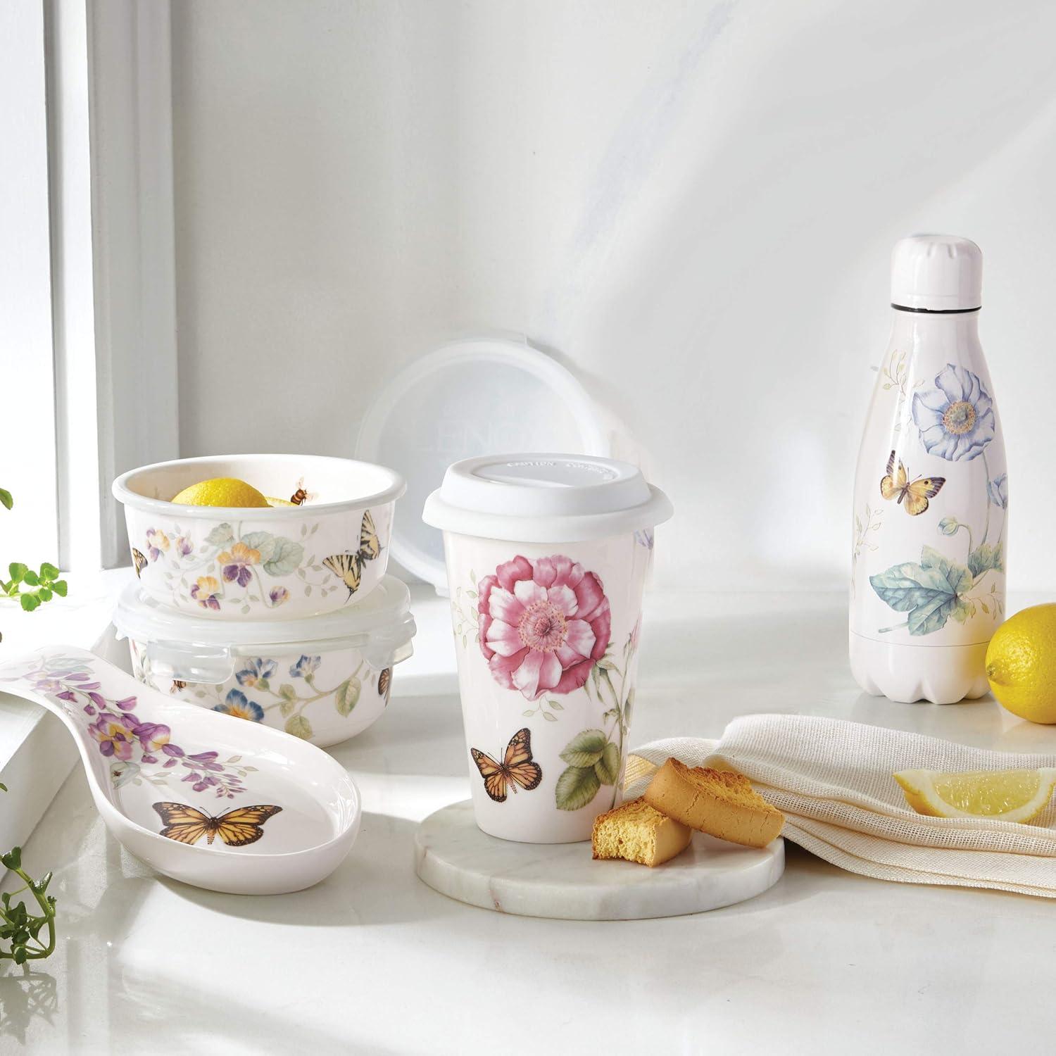 Taza Térmica de Viaje Lenox Mariposa Prado 295ml Multicolor