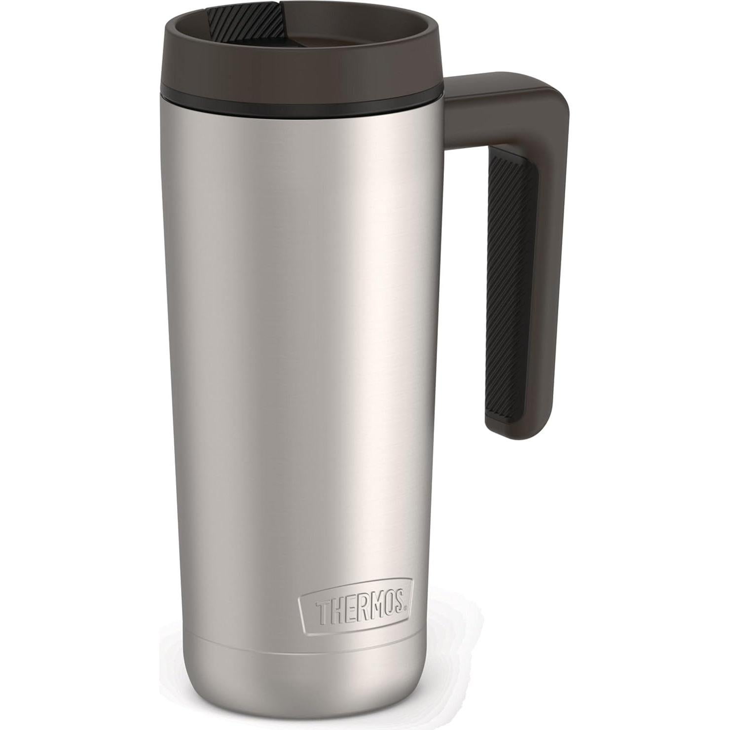 Taza de Acero Inoxidable THERMOS 18oz Negra Mate Aislada