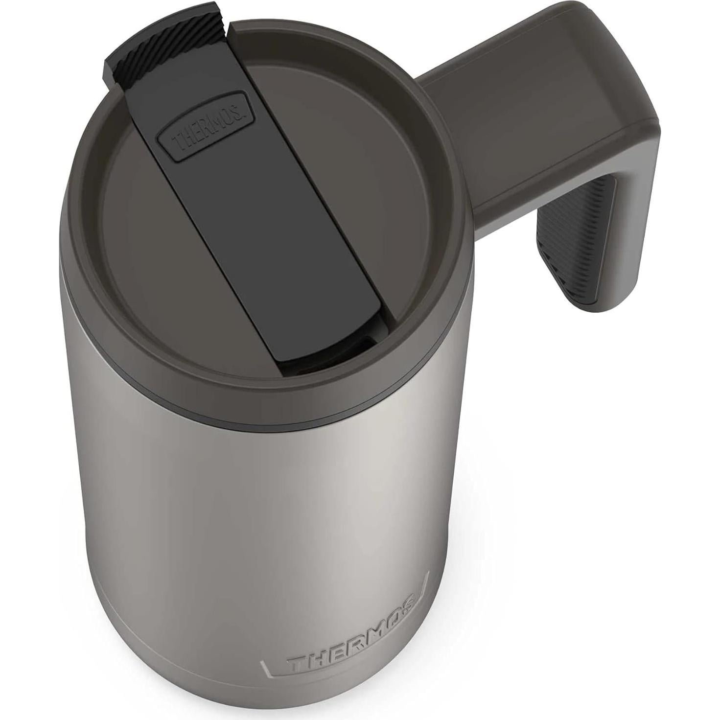 Taza de Acero Inoxidable THERMOS 18oz Negra Mate Aislada