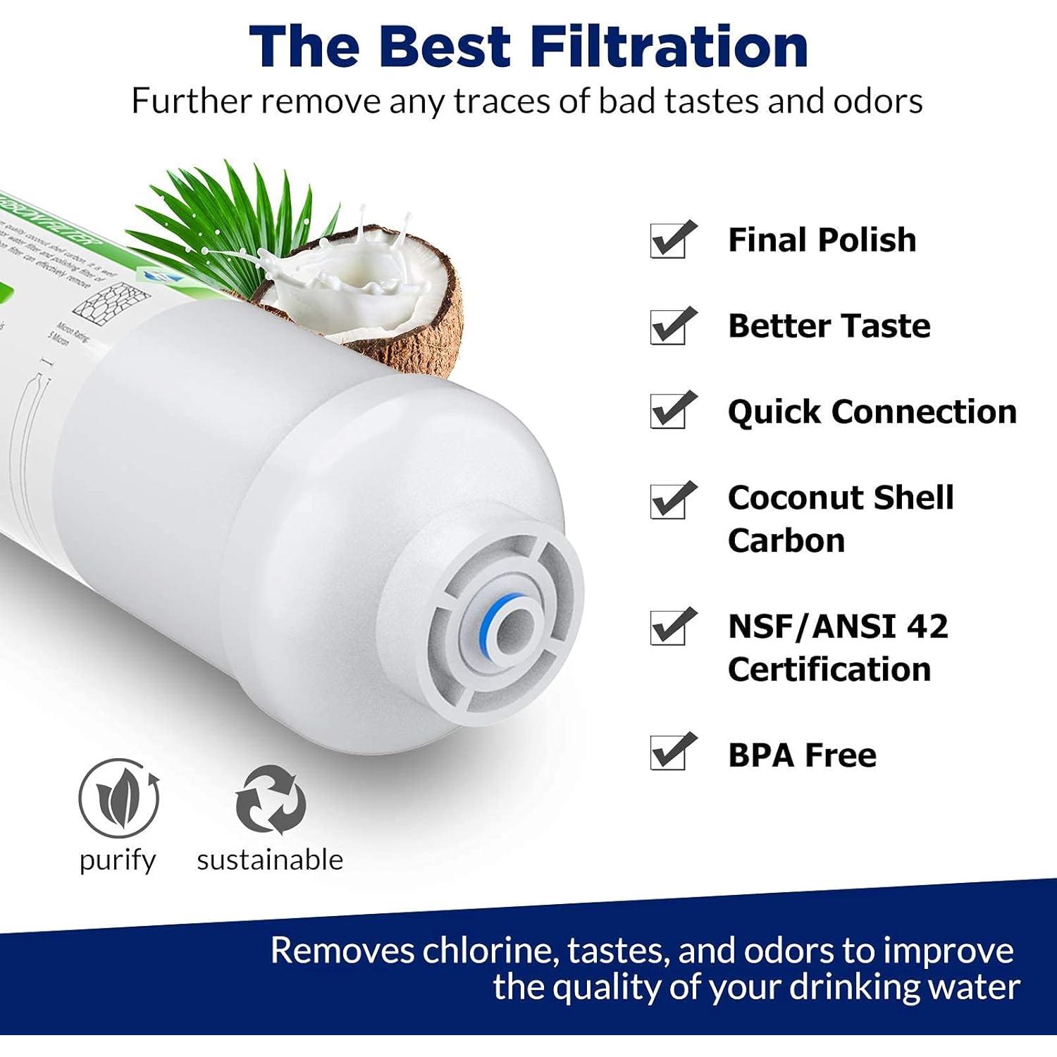 Filtros de Agua Inline T33 Membrane Solutions - Paquete de 2